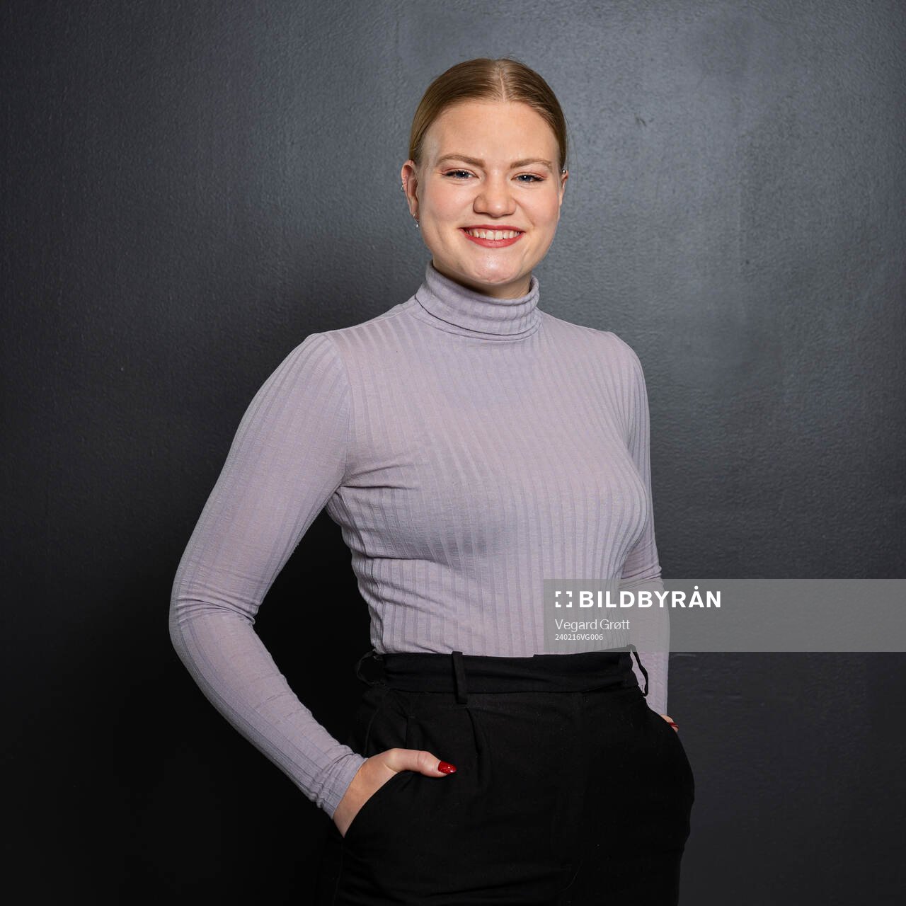 Camilla Hornkjøl of Toppfotball Kvinner (TFK) poses for a
