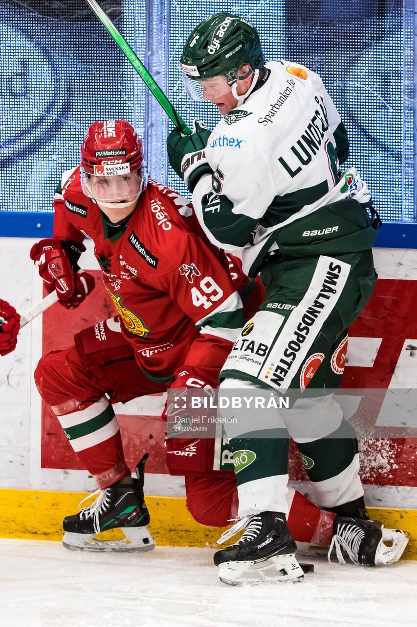Moras Noah Steen och Tingsryds Jacob Lundegård