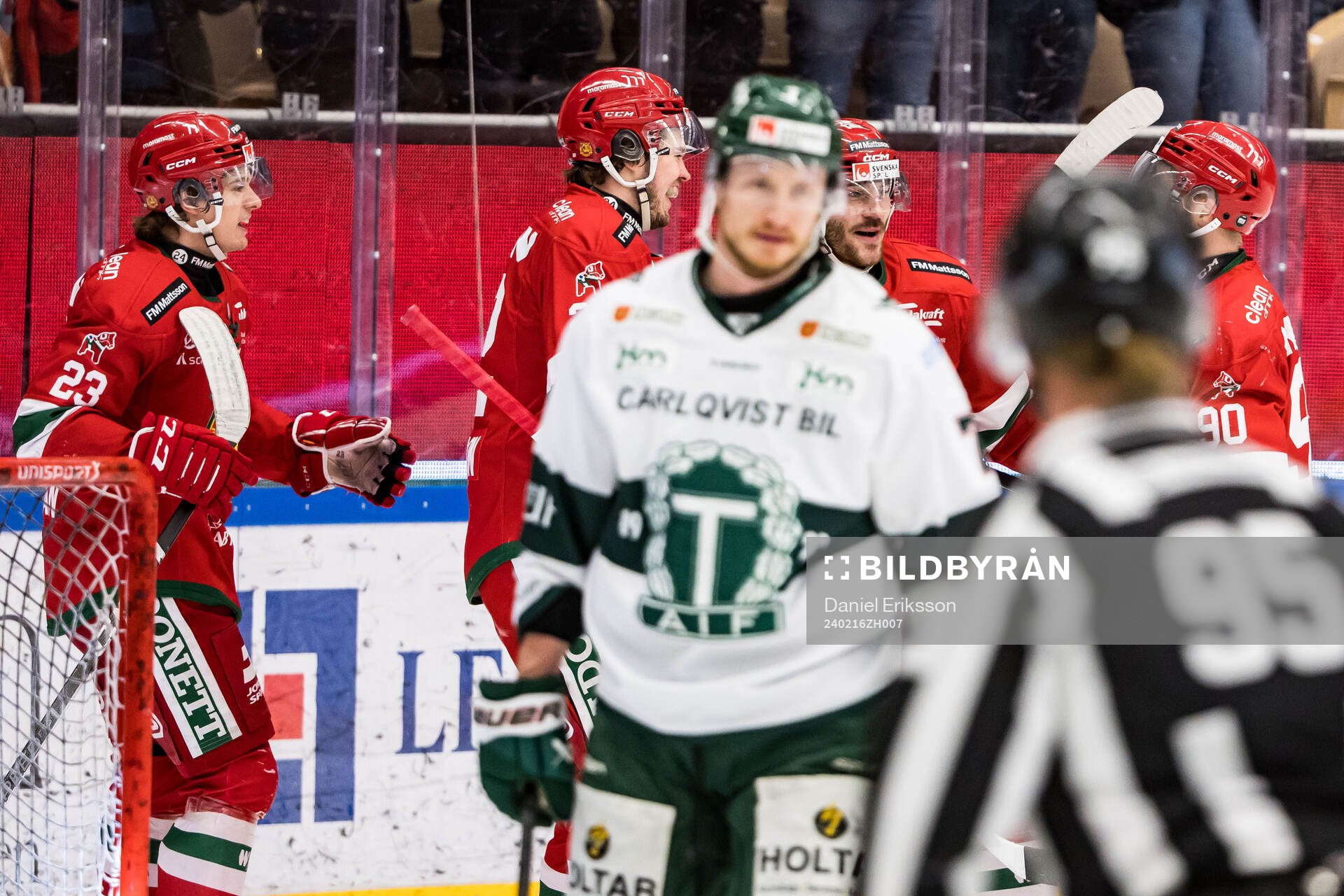 Moras Johan Persson jublar