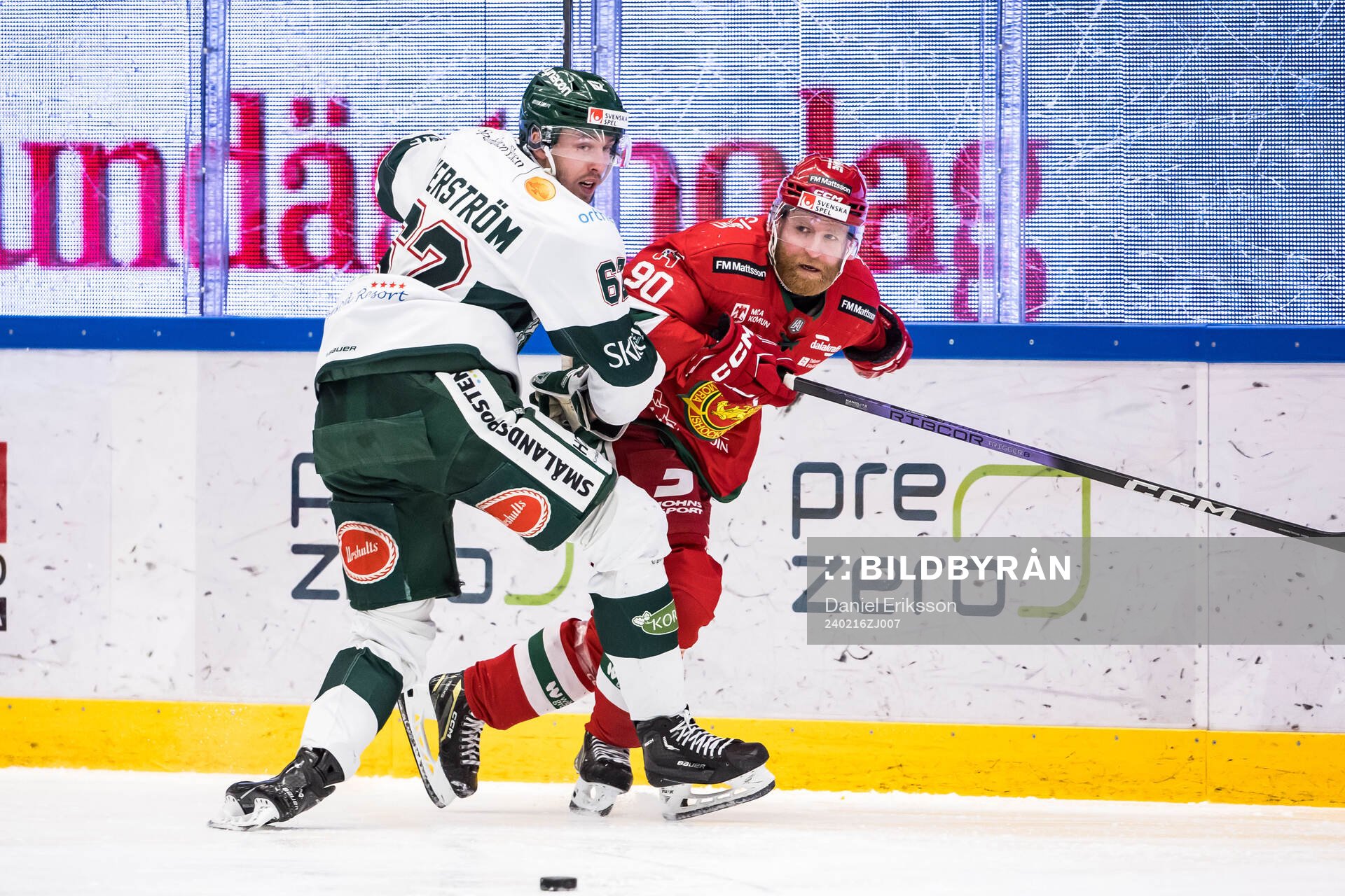 Tingsryds Simon Åkerström och Moras Daniel Ljunggren