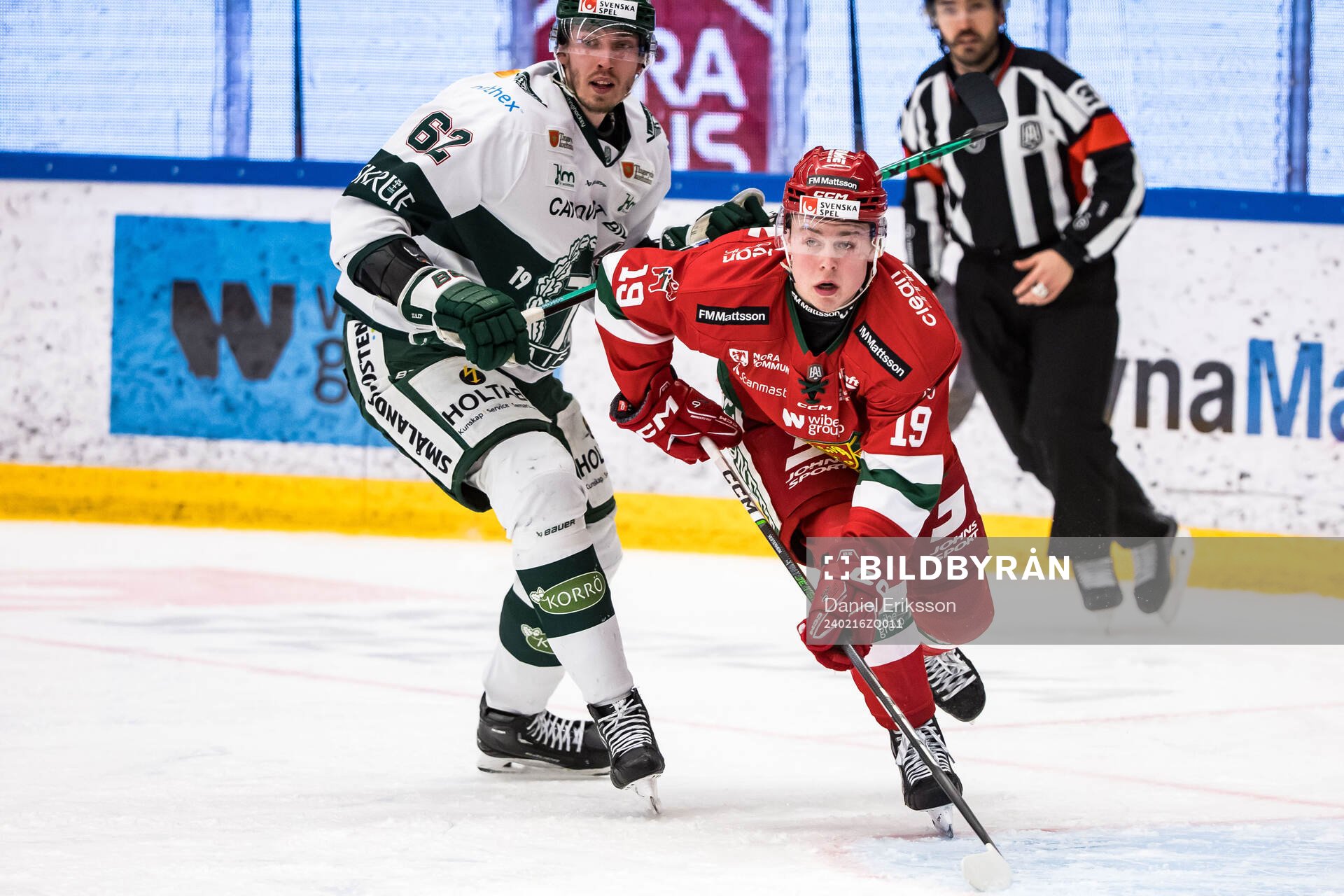 Tingsryds Simon Åkerström och Moras Petter Vesterheim