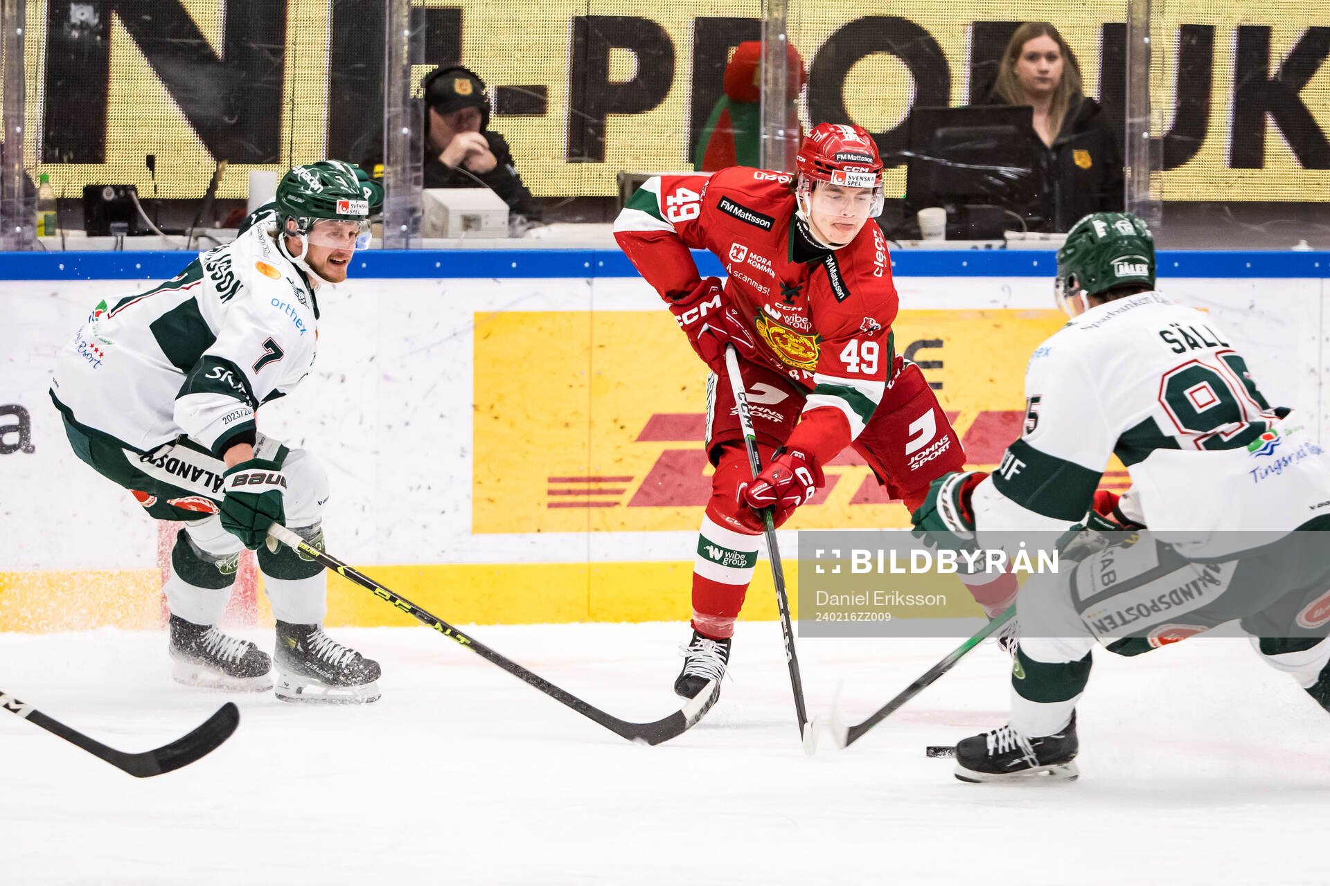 Tingsryds Kevin Ekman Larsson och Moras Noah Steen