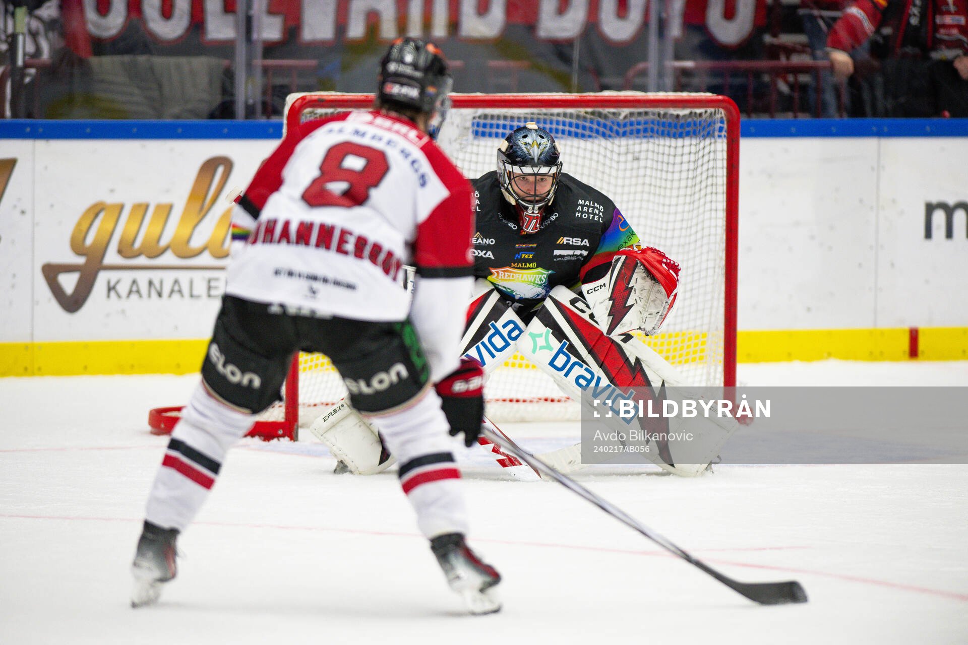 Malmö Redhawks målvakt Daniel Marmenlind och Örebros