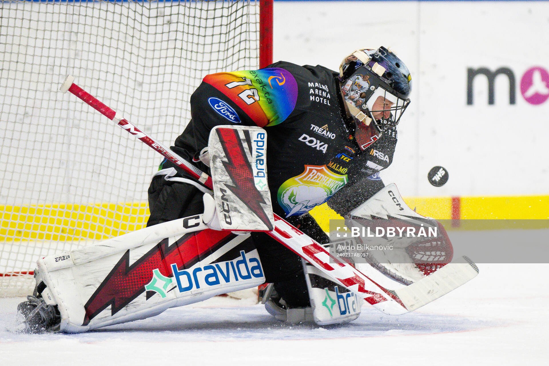 Malmö Redhawks målvakt Daniel Marmenlind