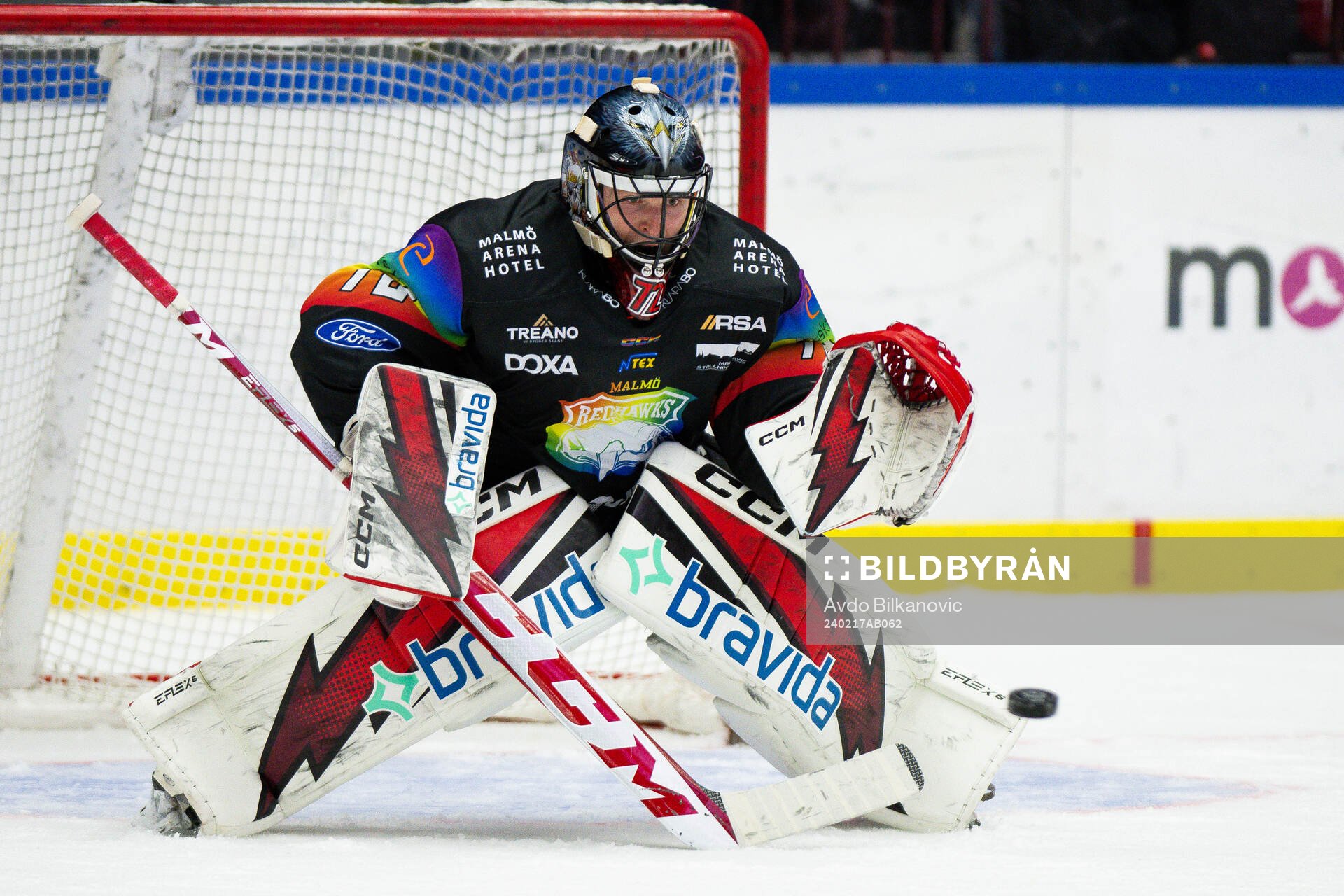 Malmö Redhawks målvakt Daniel Marmenlind