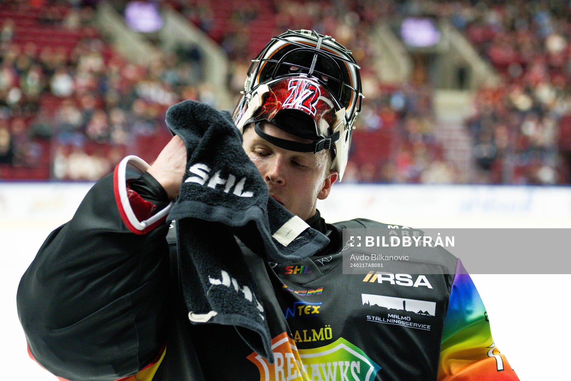 Malmö Redhawks målvakt Daniel Marmenlind