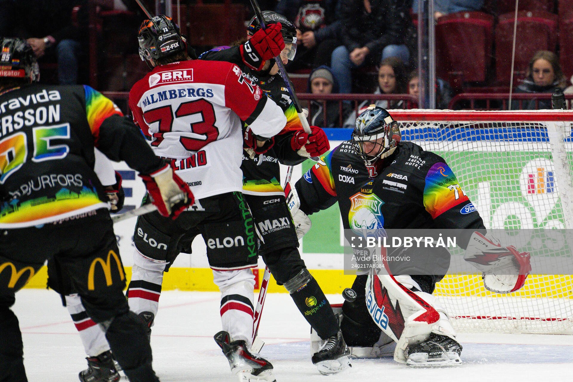 Malmö Redhawks målvakt Daniel Marmenlind