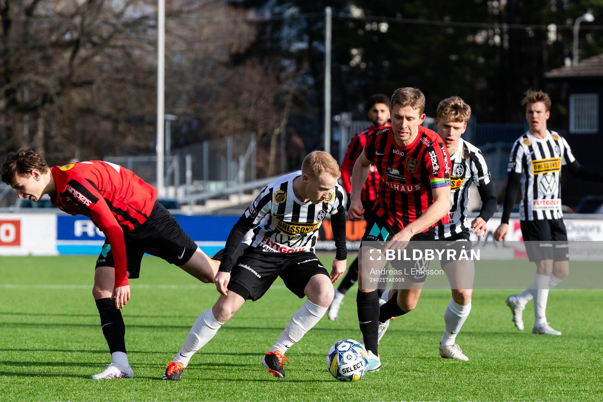 Brommapojkarnas Alex Timossi Andersson och Ludvig Fritzson