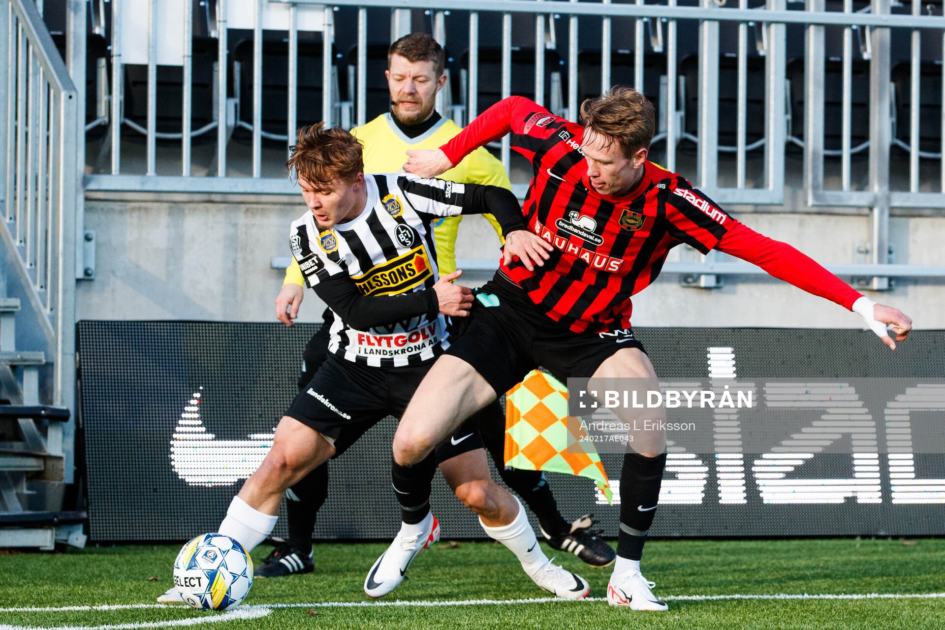 Landskronas Vincent Sundberg och Brommapojkarnas Torbjörn
