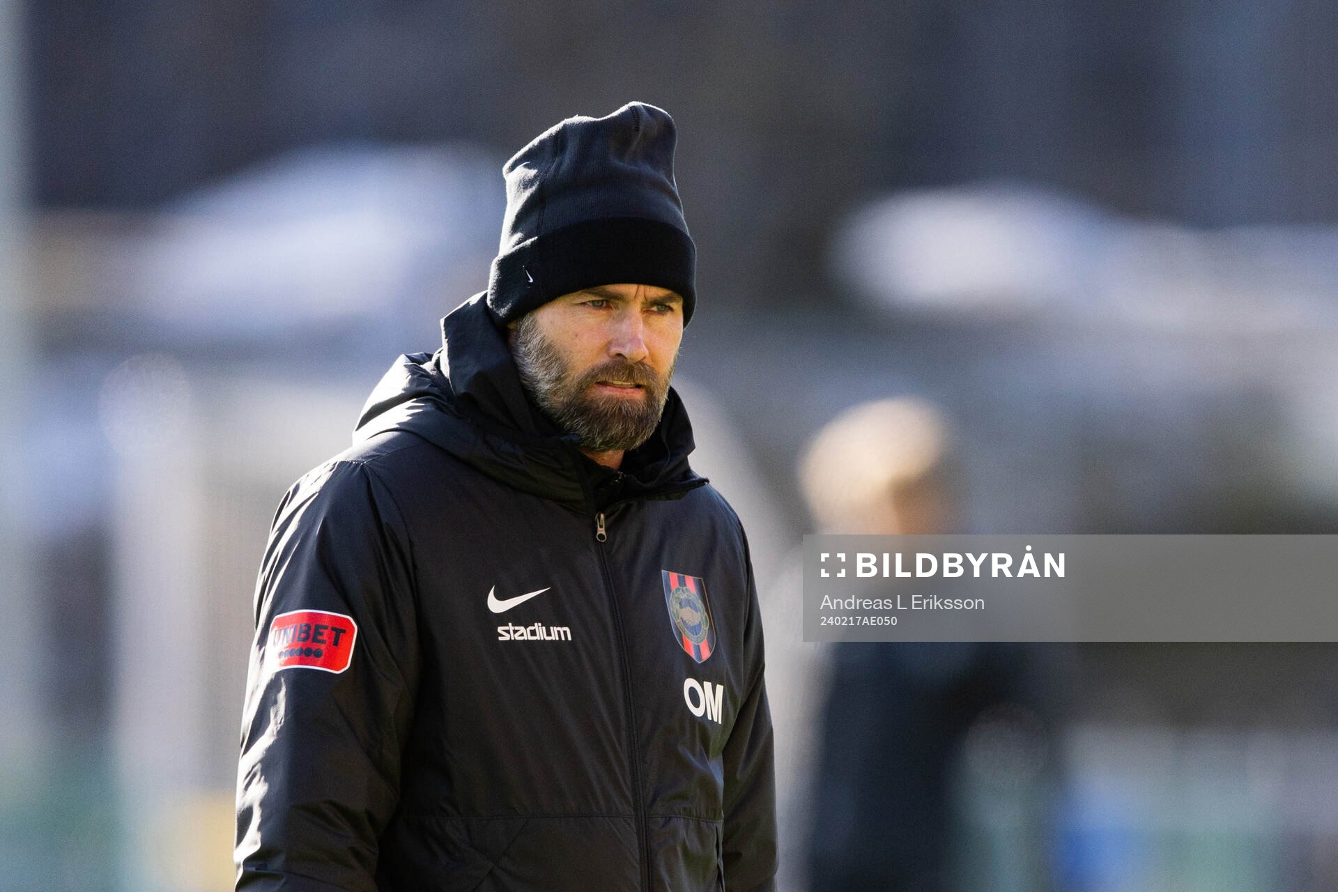 Brommapojkarnas tränare Olof Mellberg innan