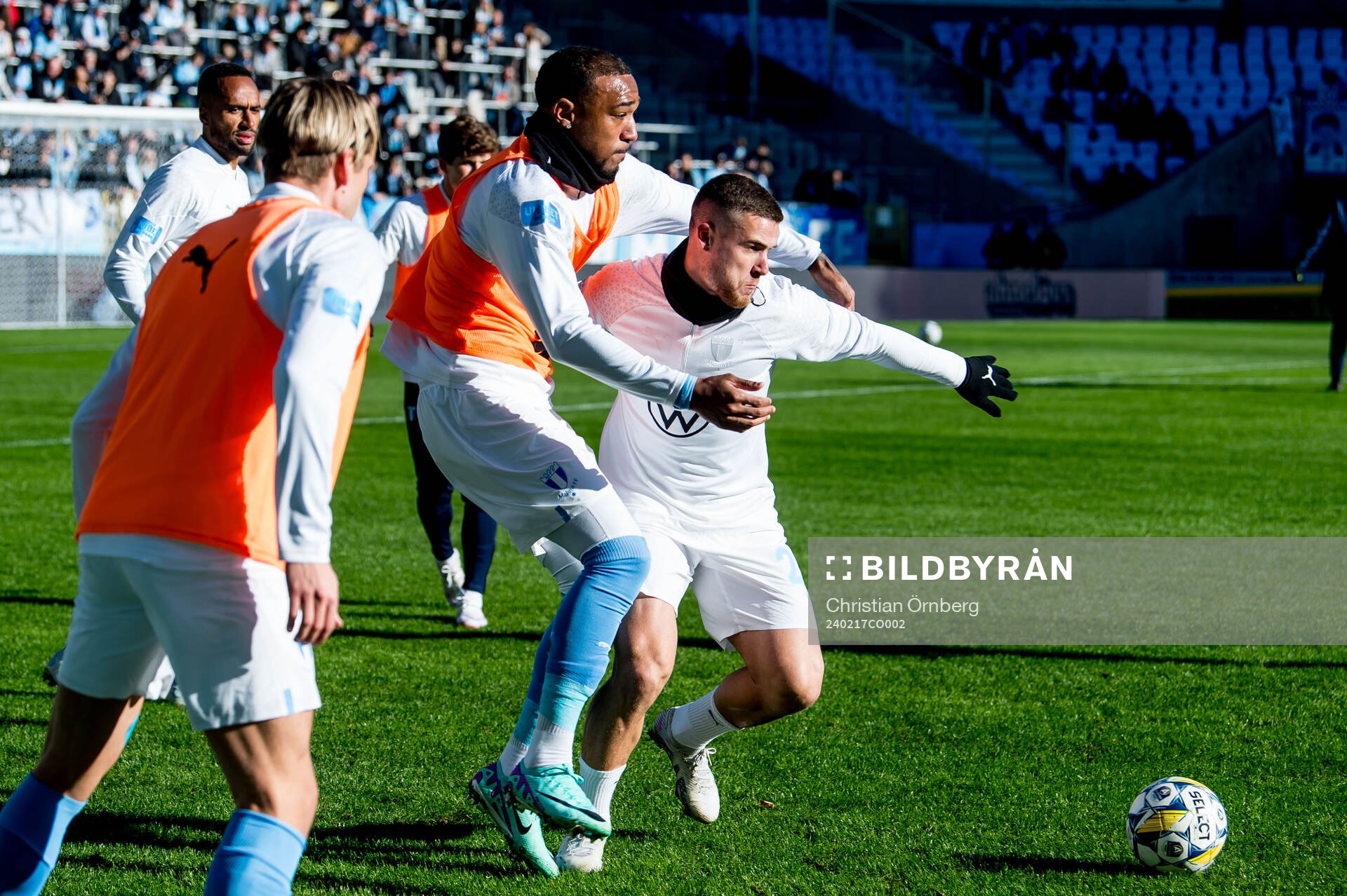 Malmö FFs Derek Cornelius och Gabriel Busanello
