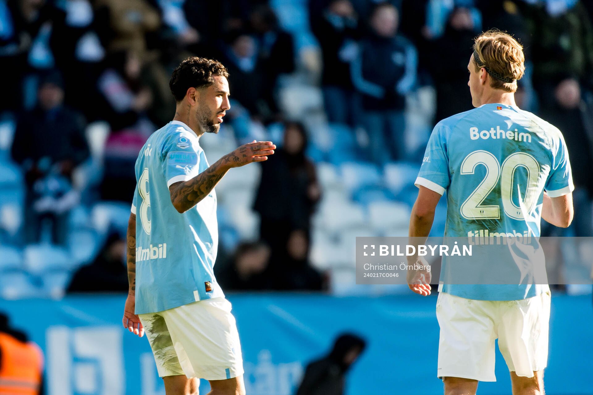 Malmö FFs Sergio Pena jublar