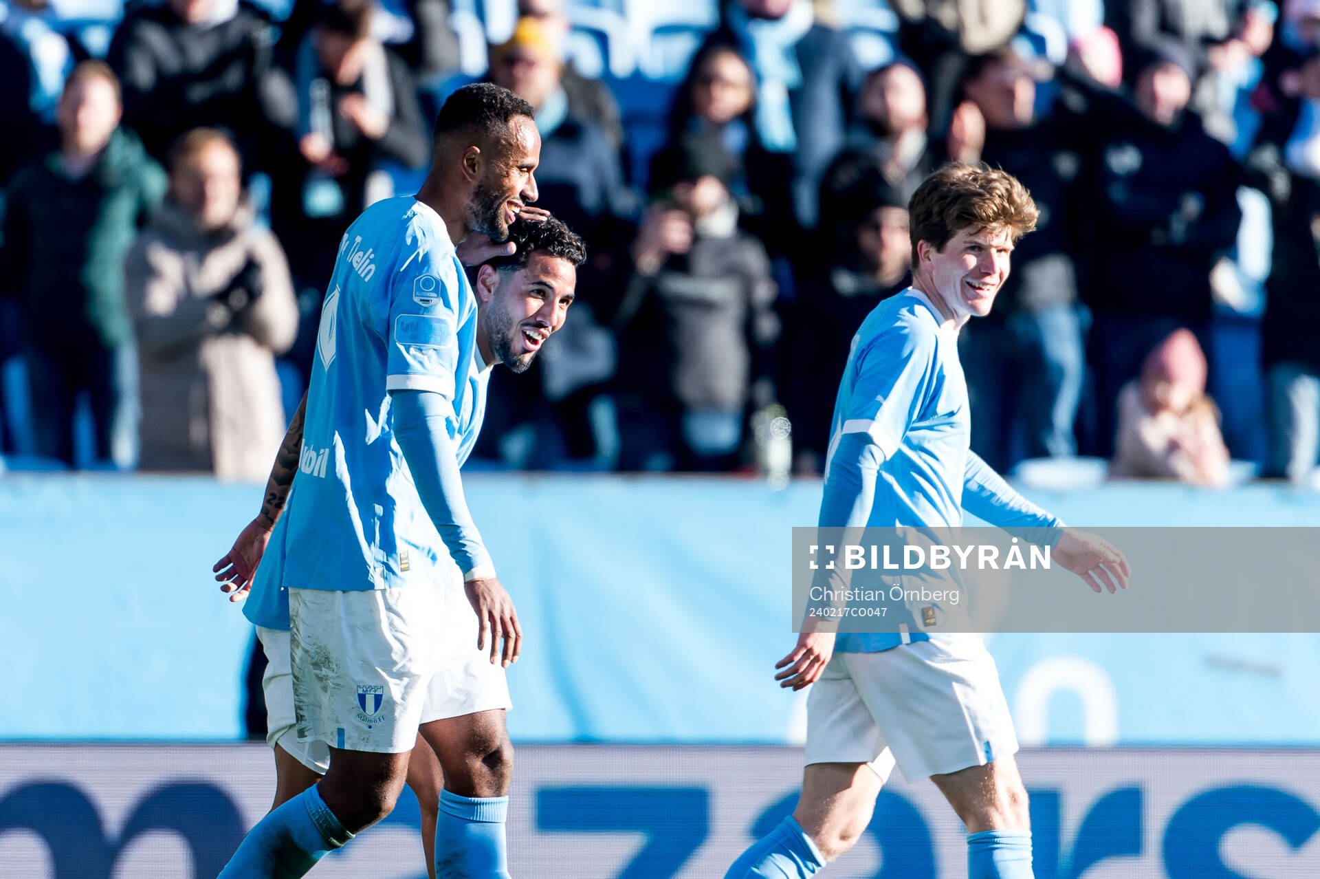 Malmö FFs Sergio Pena jublar