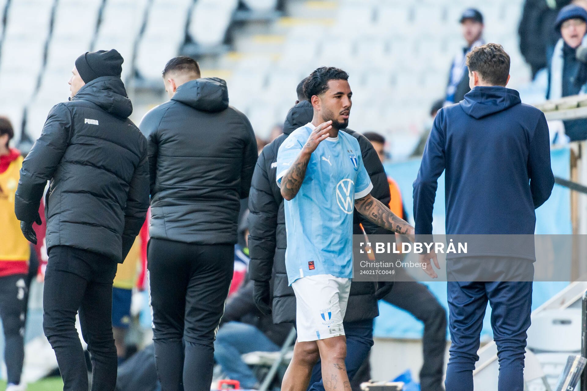 Malmö FFs Sergio Pena jublar
