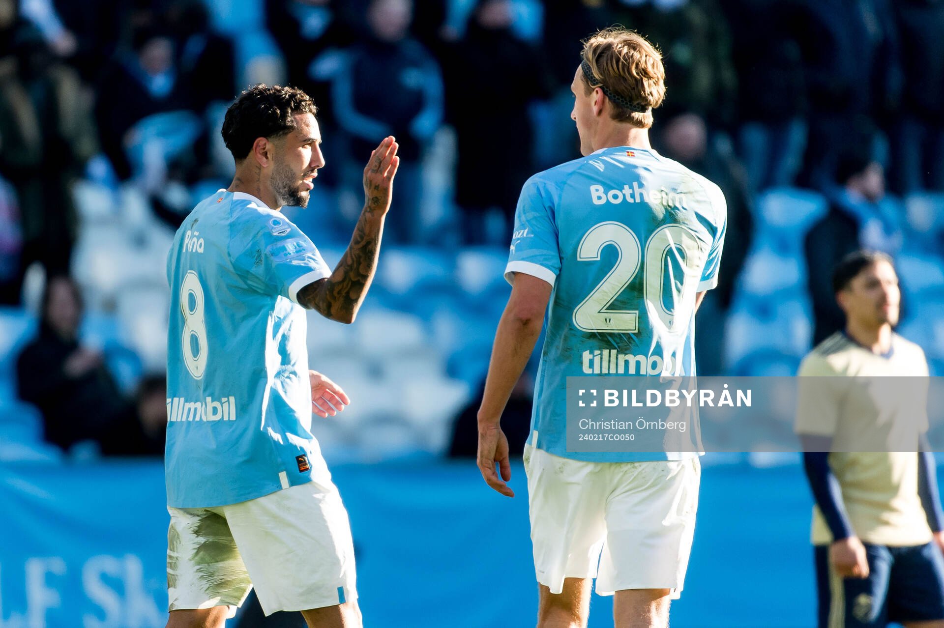 Malmö FFs Sergio Pena jublar