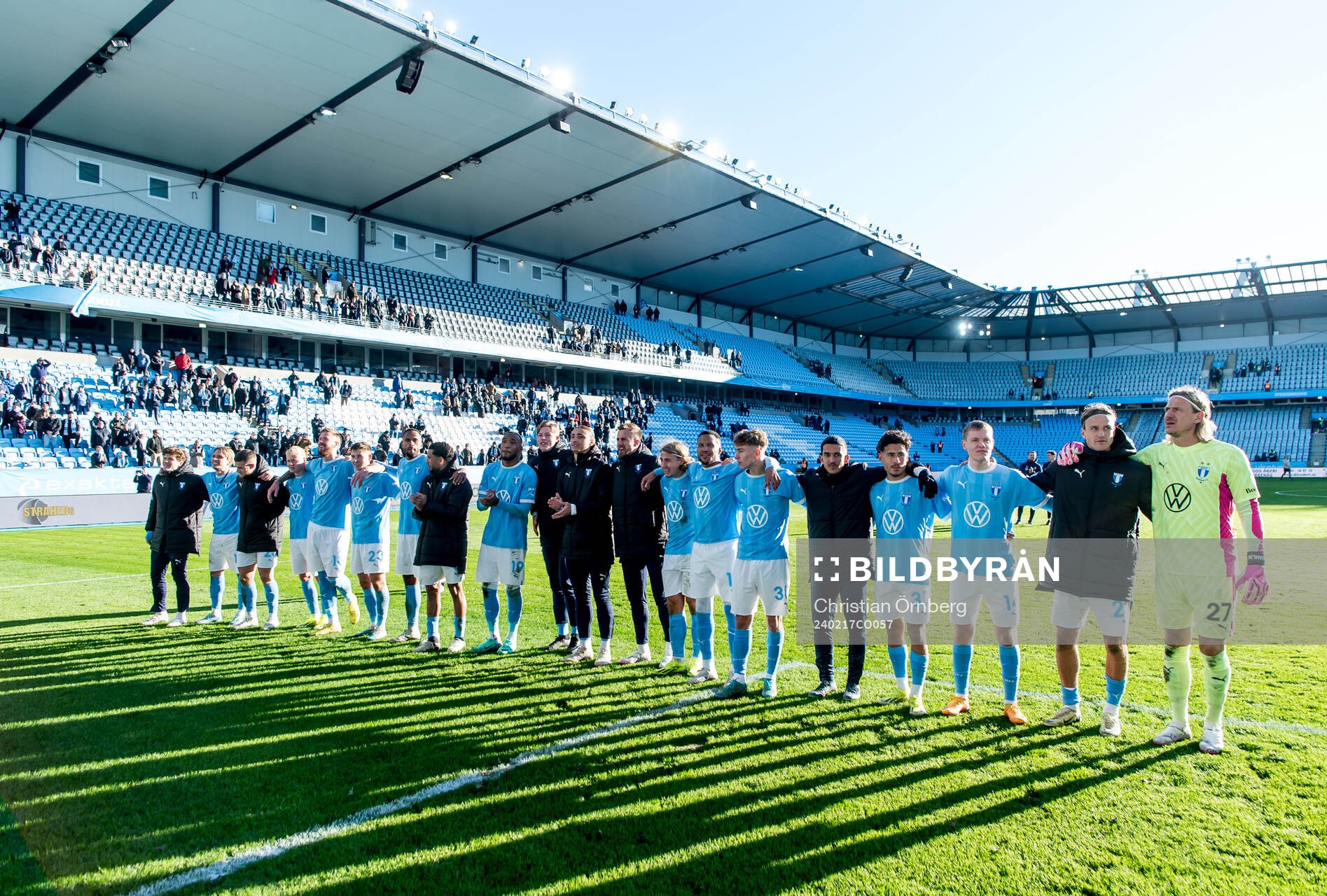 Malmö FFs spelare jublar
