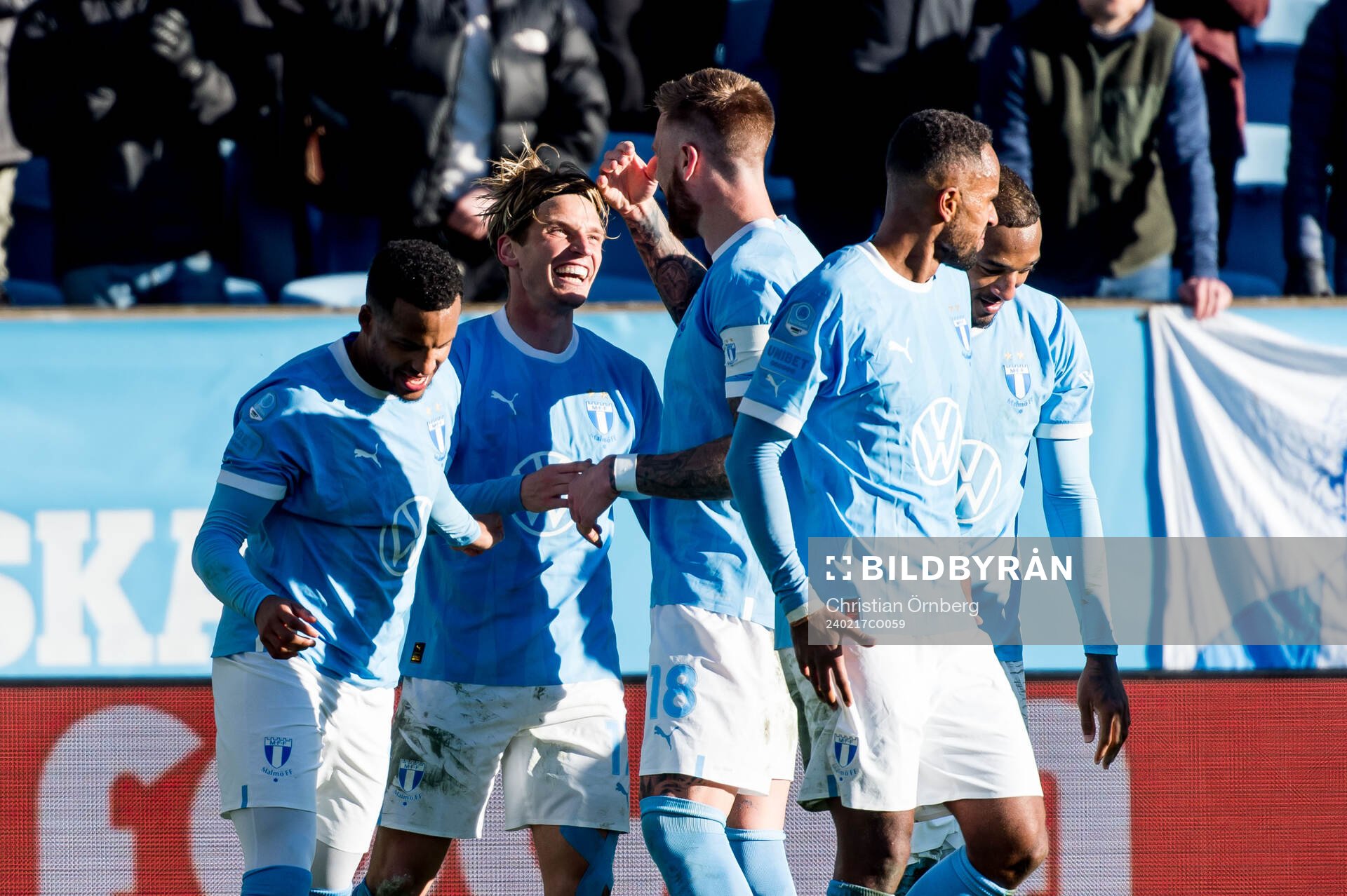 Malmö FFs Jens Stryger Larsen jublar
