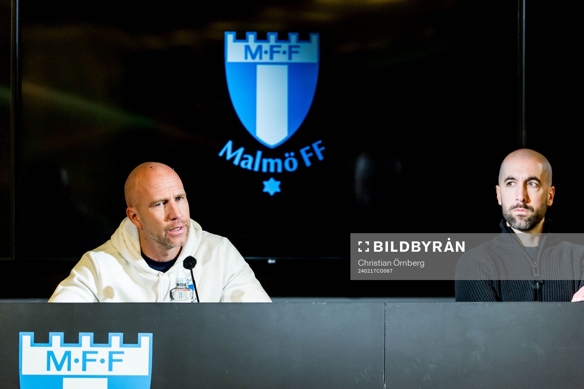 Malmö FFs tränare Henrik Rydström och Östers IFs