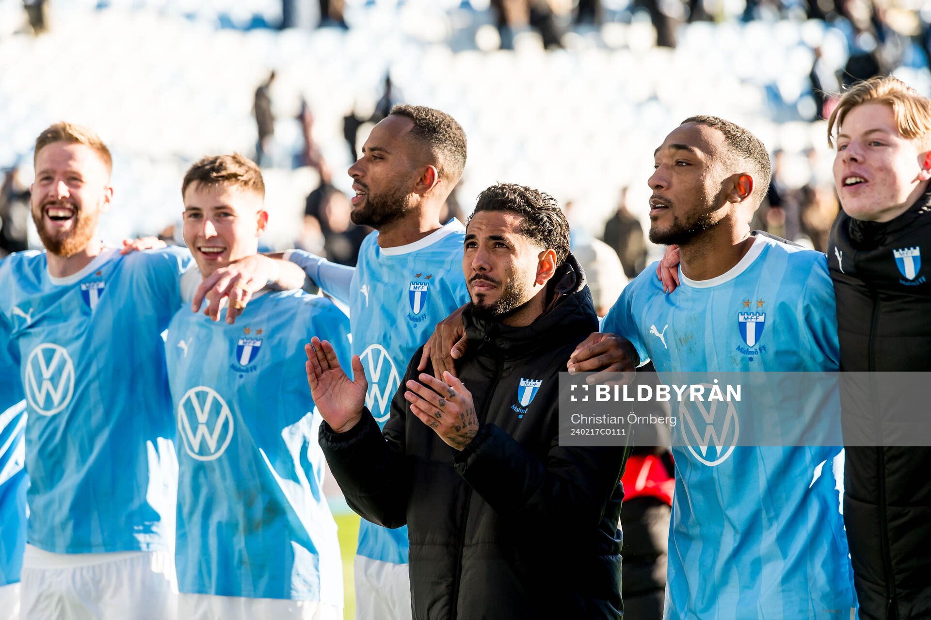 Malmö FFs Sergio Pena jublar
