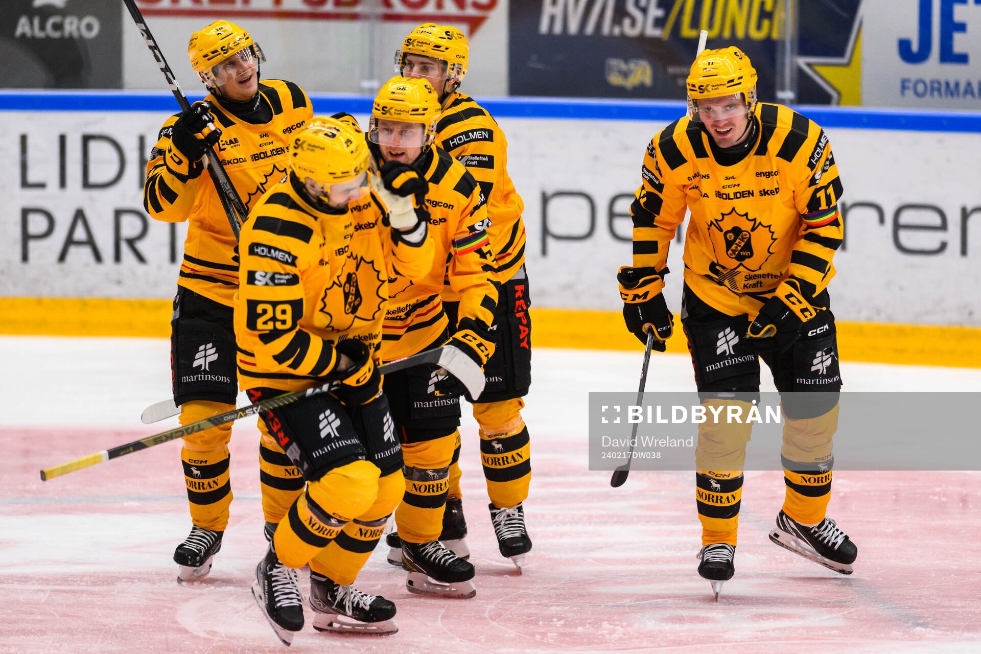 Skellefteås Dylan Sikura  jublar