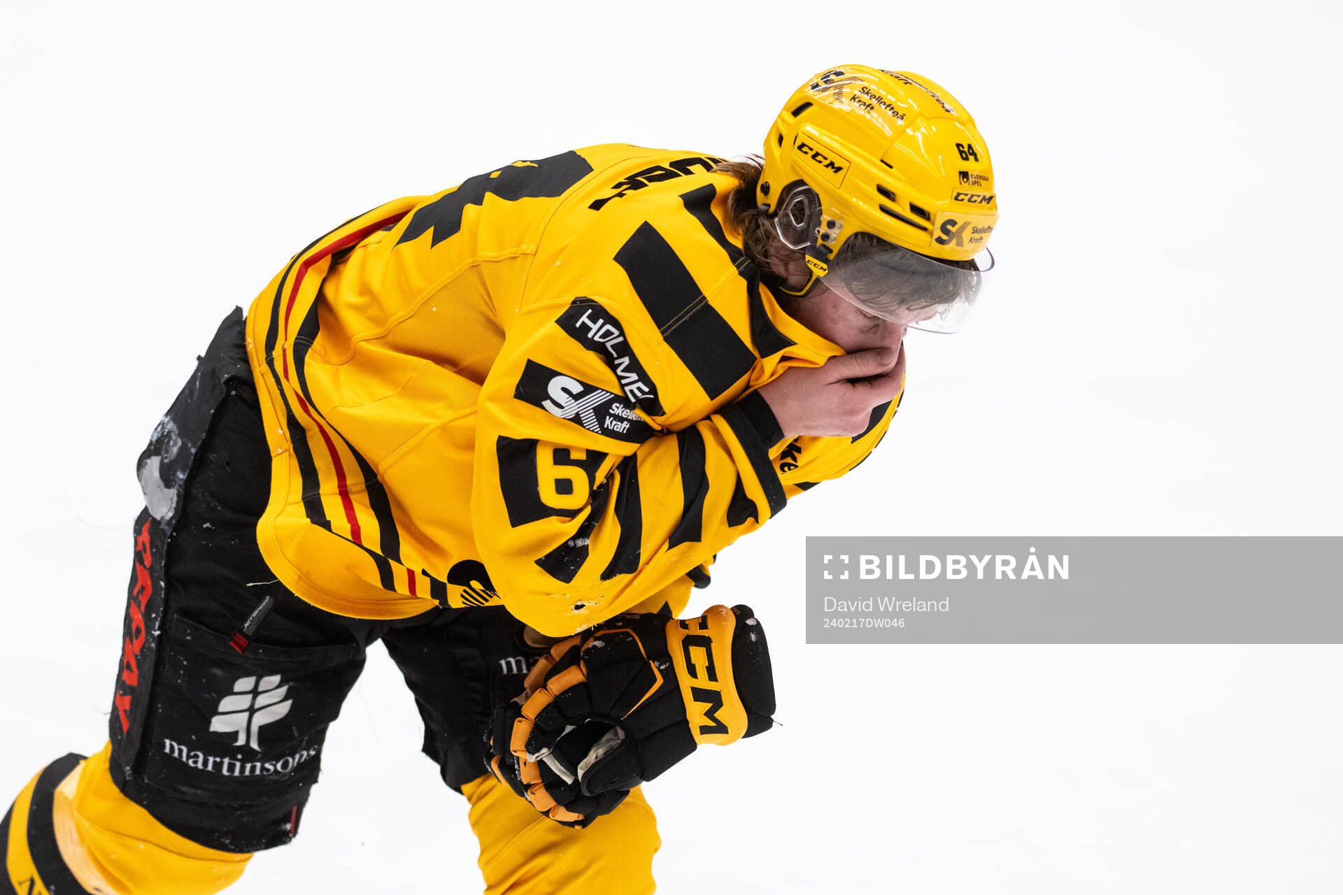 Skellefteås Jonathan Pudas har ont