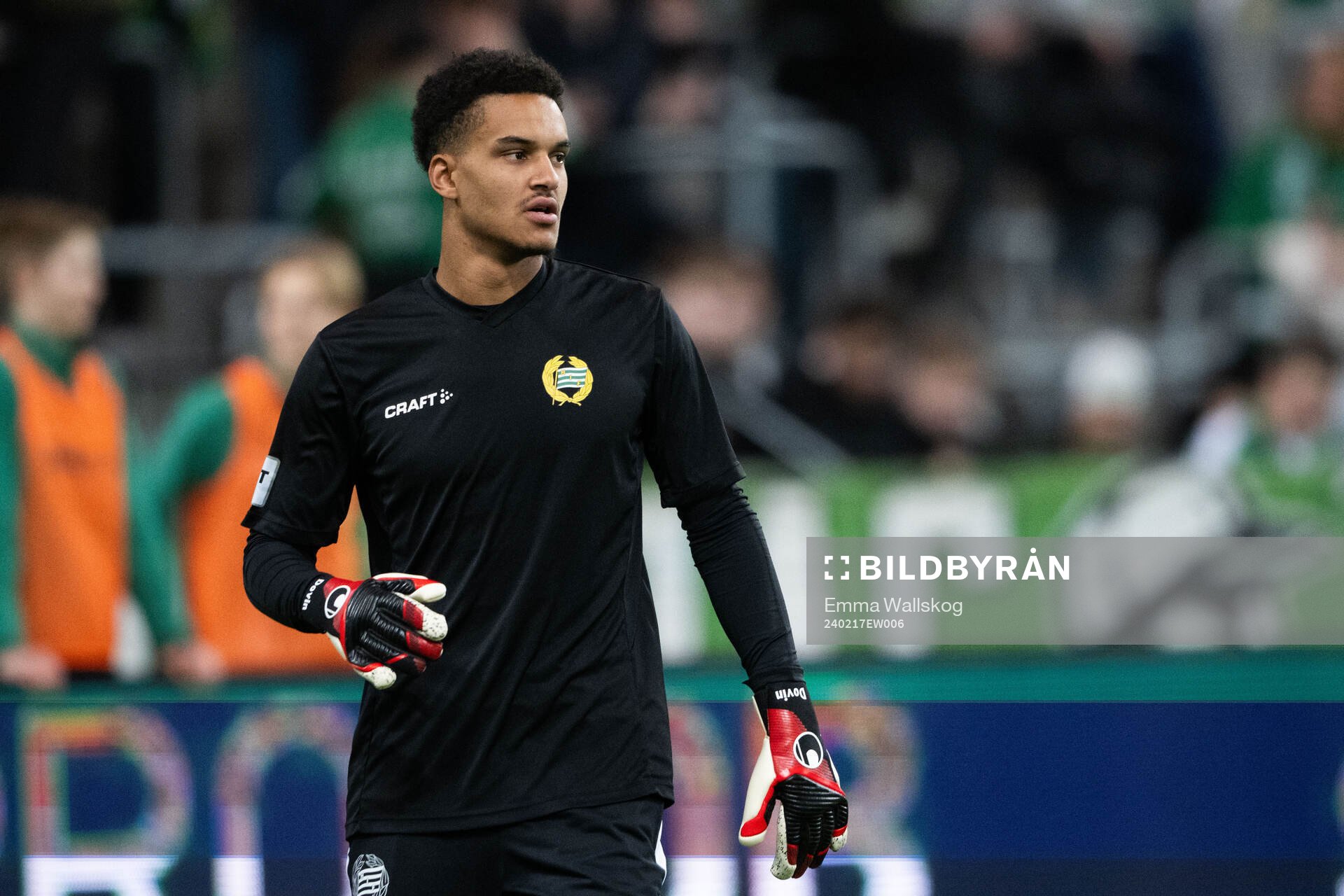 Hammarbys målvakt Oliver Dovin