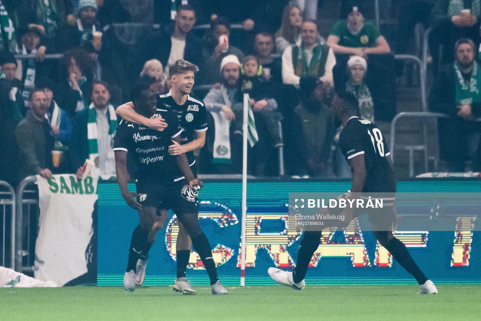 Västerås SKs Ibrahim Yalatif Diabate, Patric Åslund  och