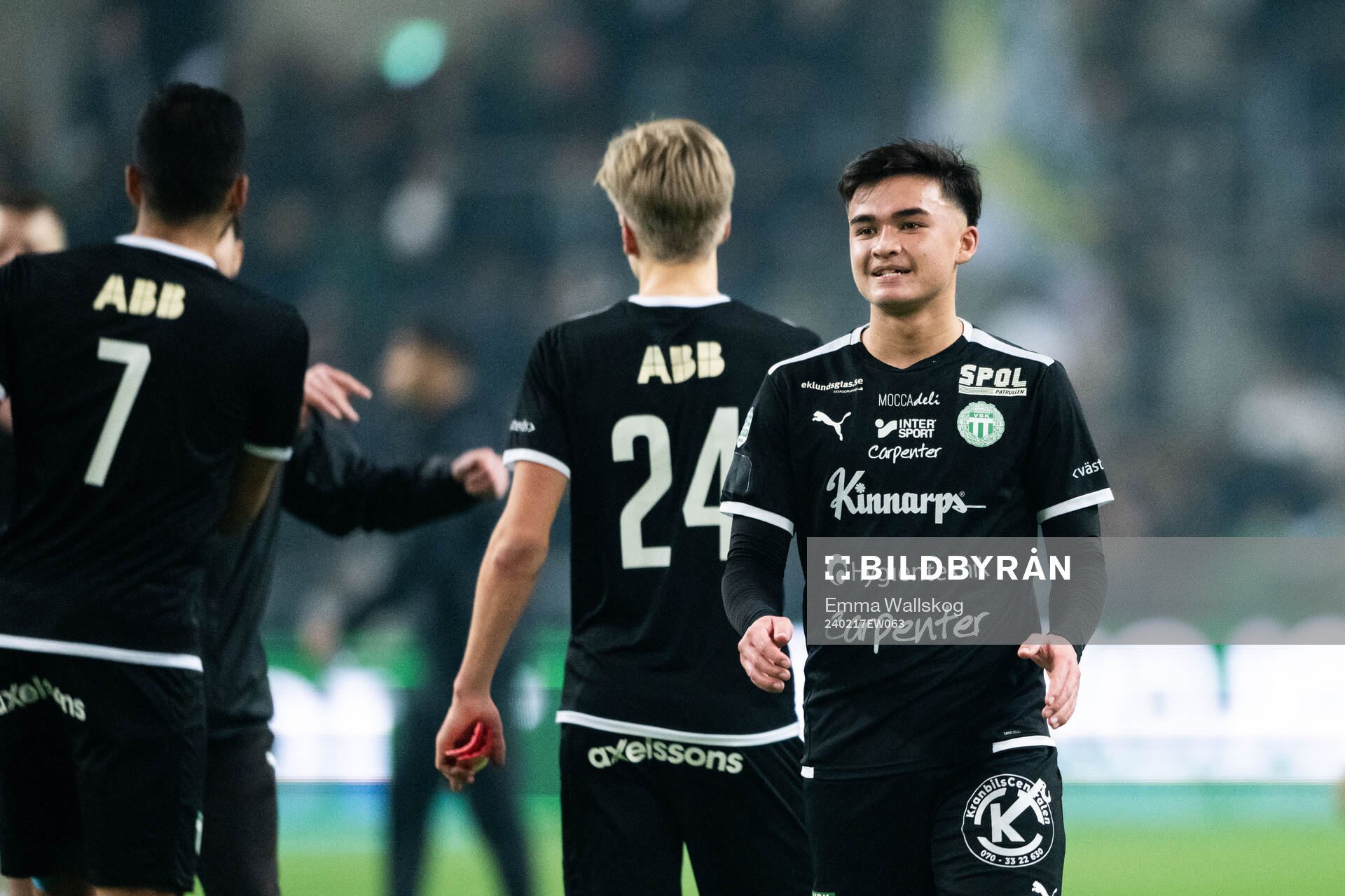 Västerås SKs Alexander Thongla-Iad Warneryd jublar