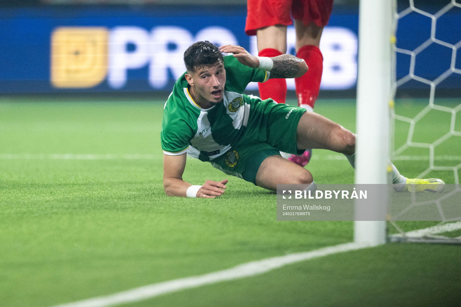 Hammarbys Viktor Djukanovic deppar
