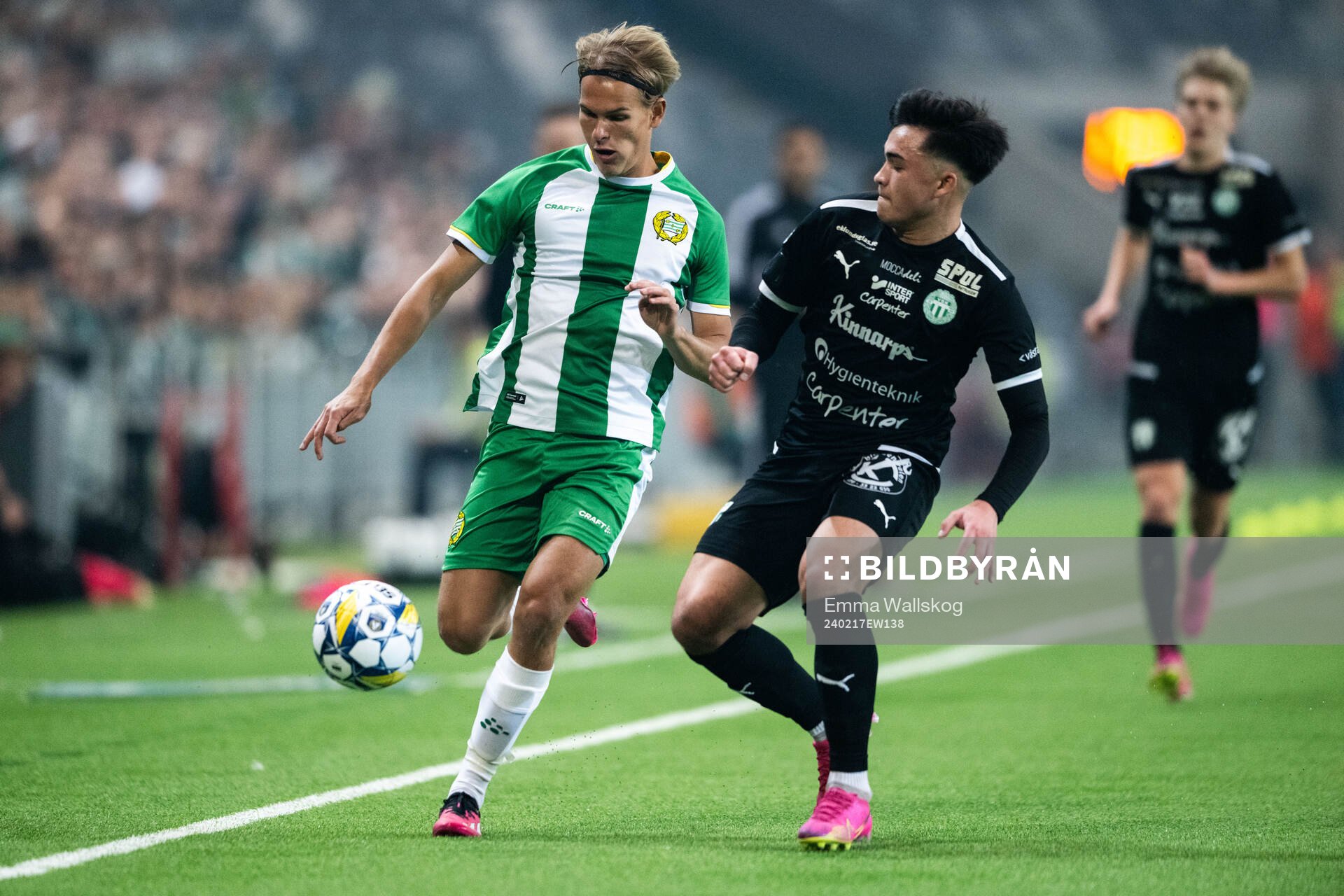 Hammarbys Markus Karlsson och Västerås SKs Alexander