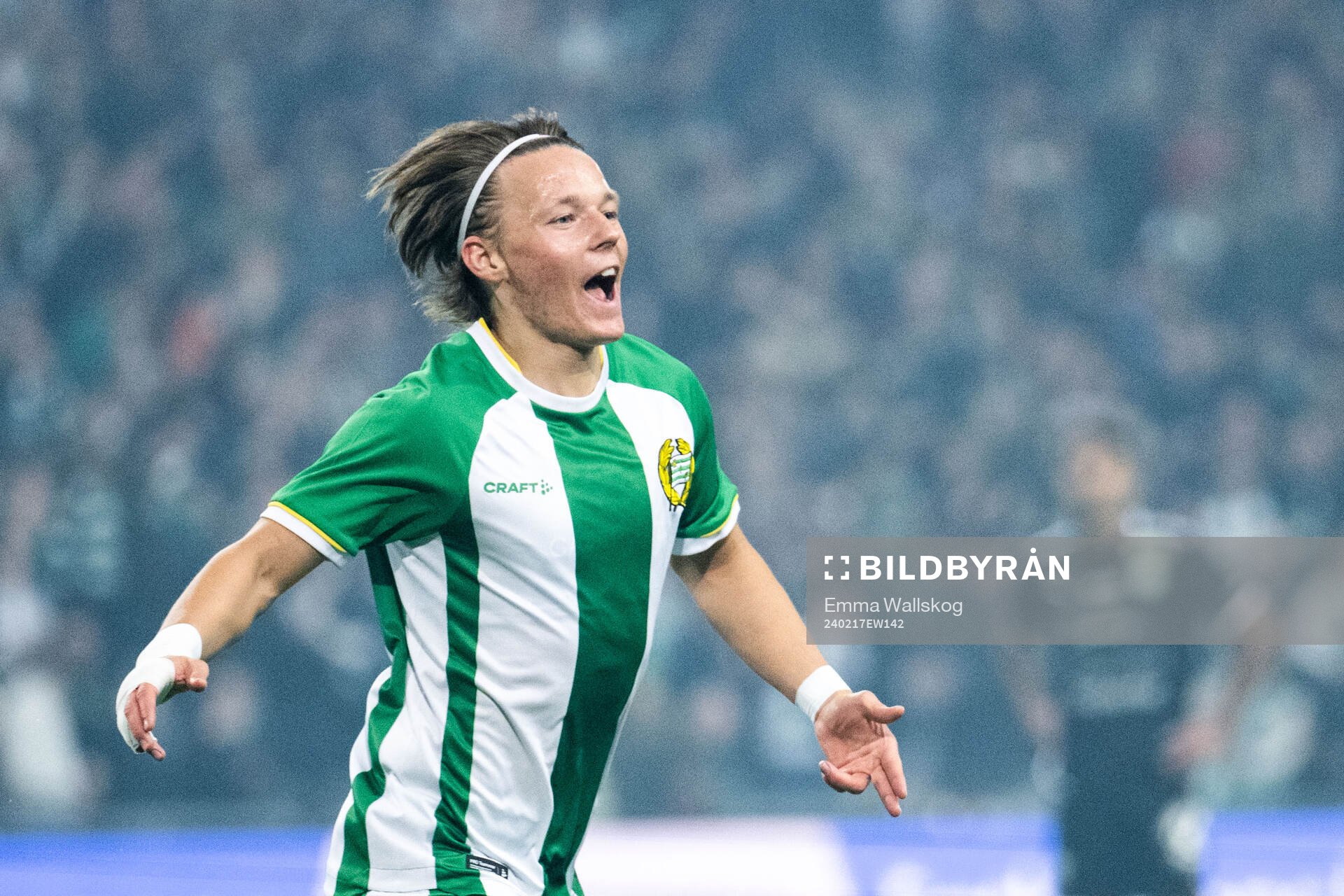 Hammarbys August Mikkelsen jublar