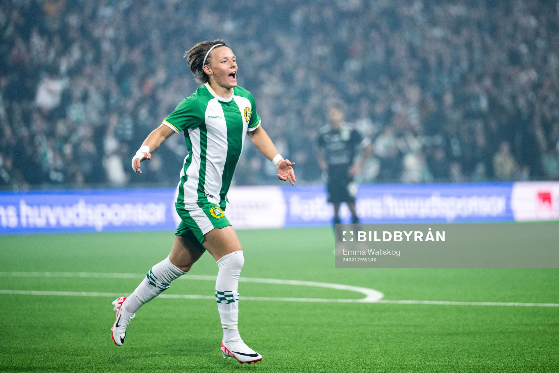 Hammarbys August Mikkelsen jublar