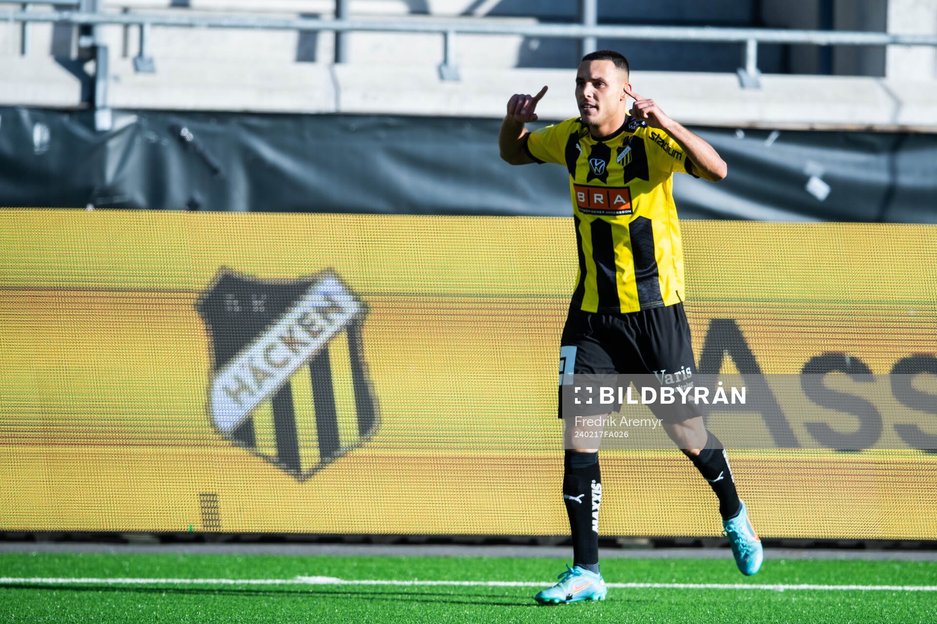BK Häckens Ali Youssef jublar