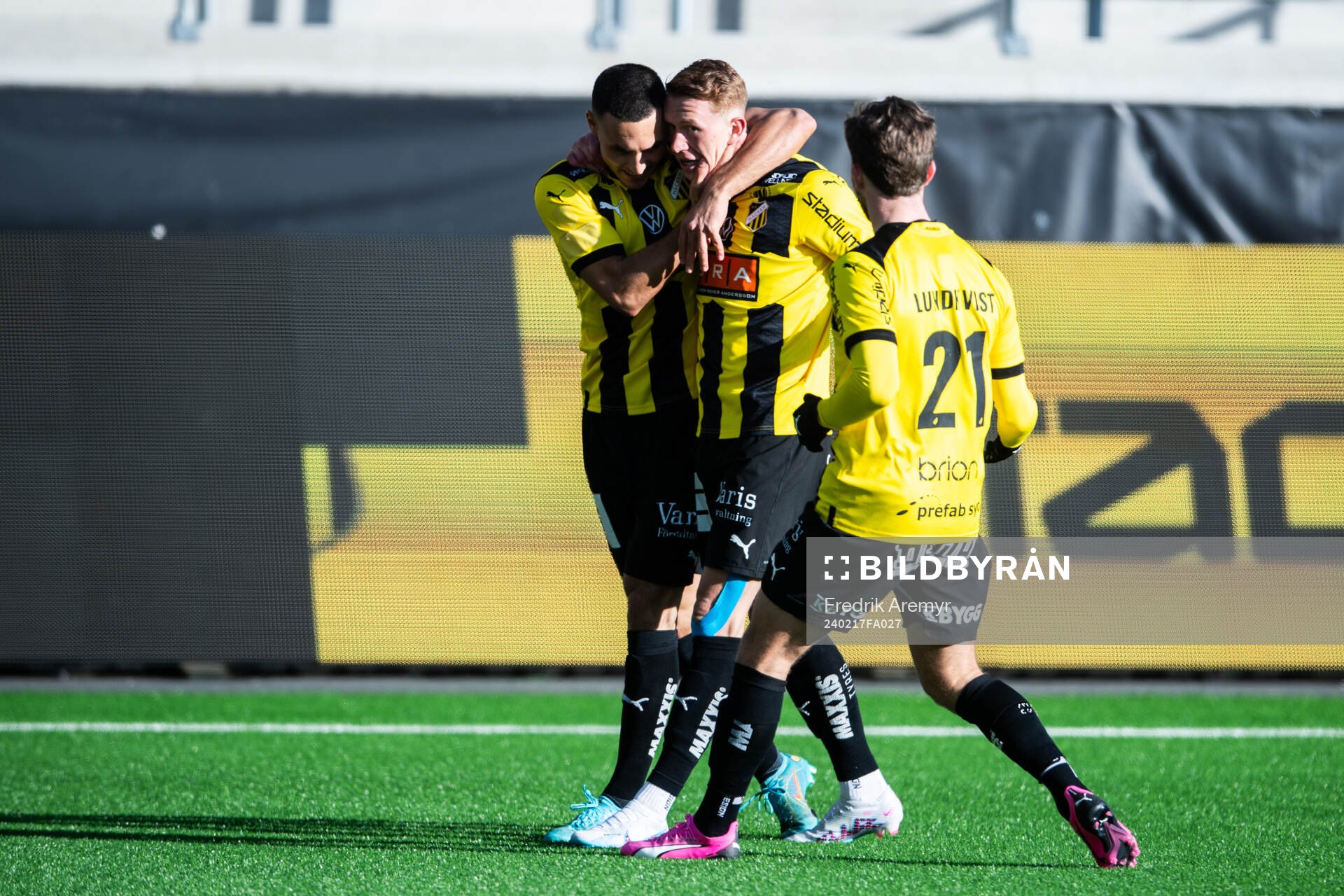 BK Häckens Ali Youssef jublar