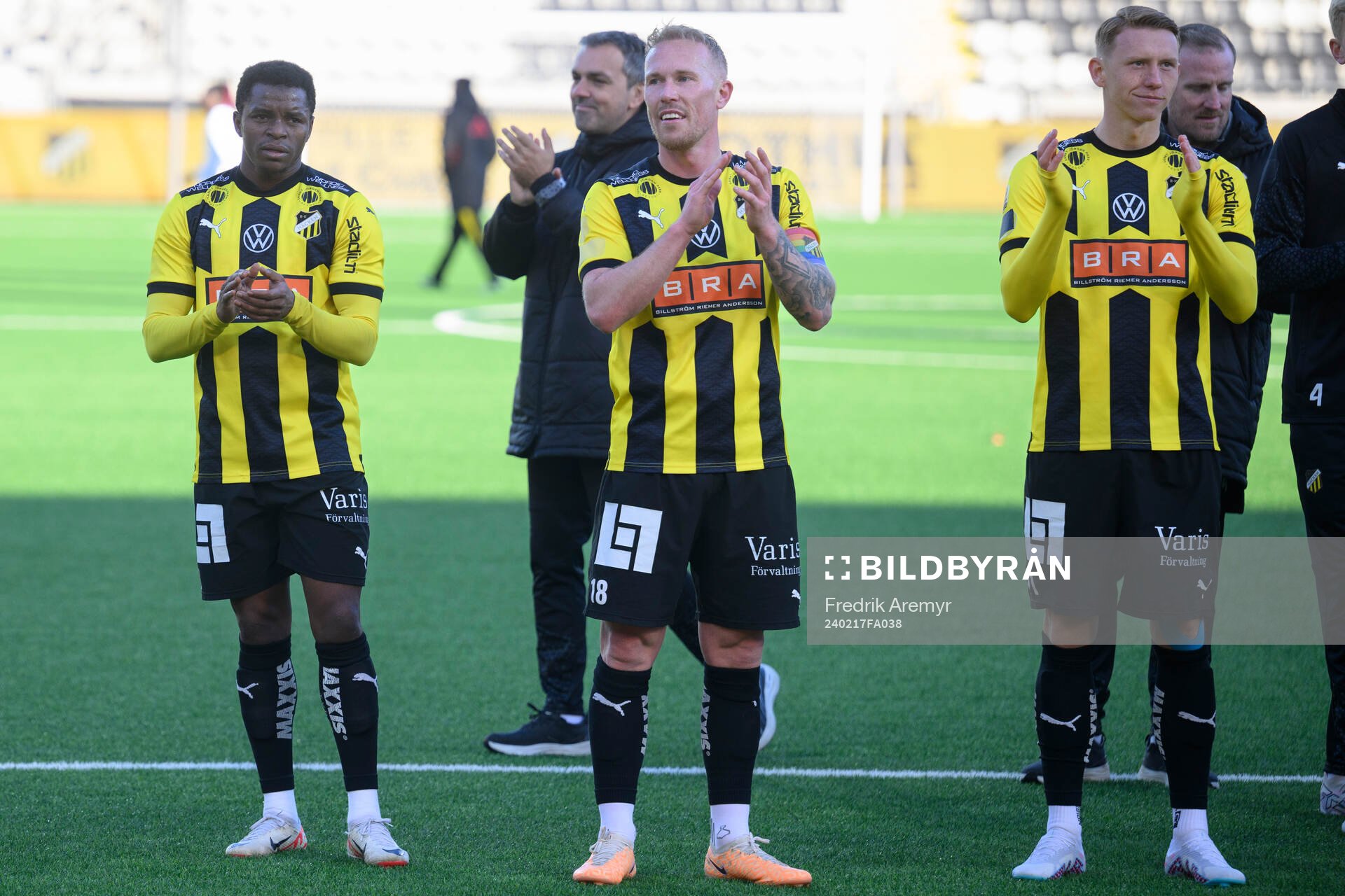 BK Häckens Abdulrazaq Ishaq , Mikkel Rygaard Jensen och