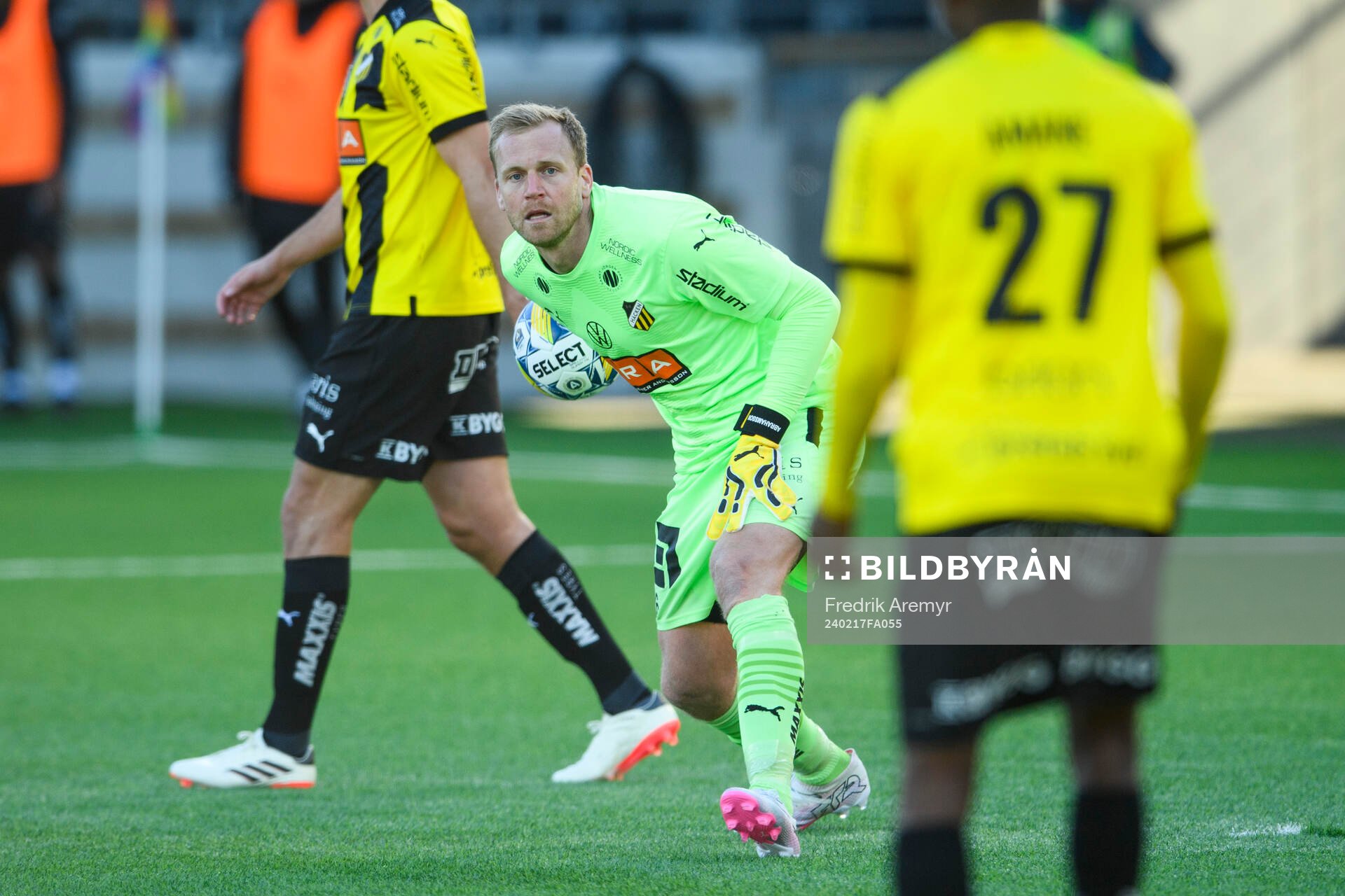 BK Häckens målvakt Peter Abrahamsson