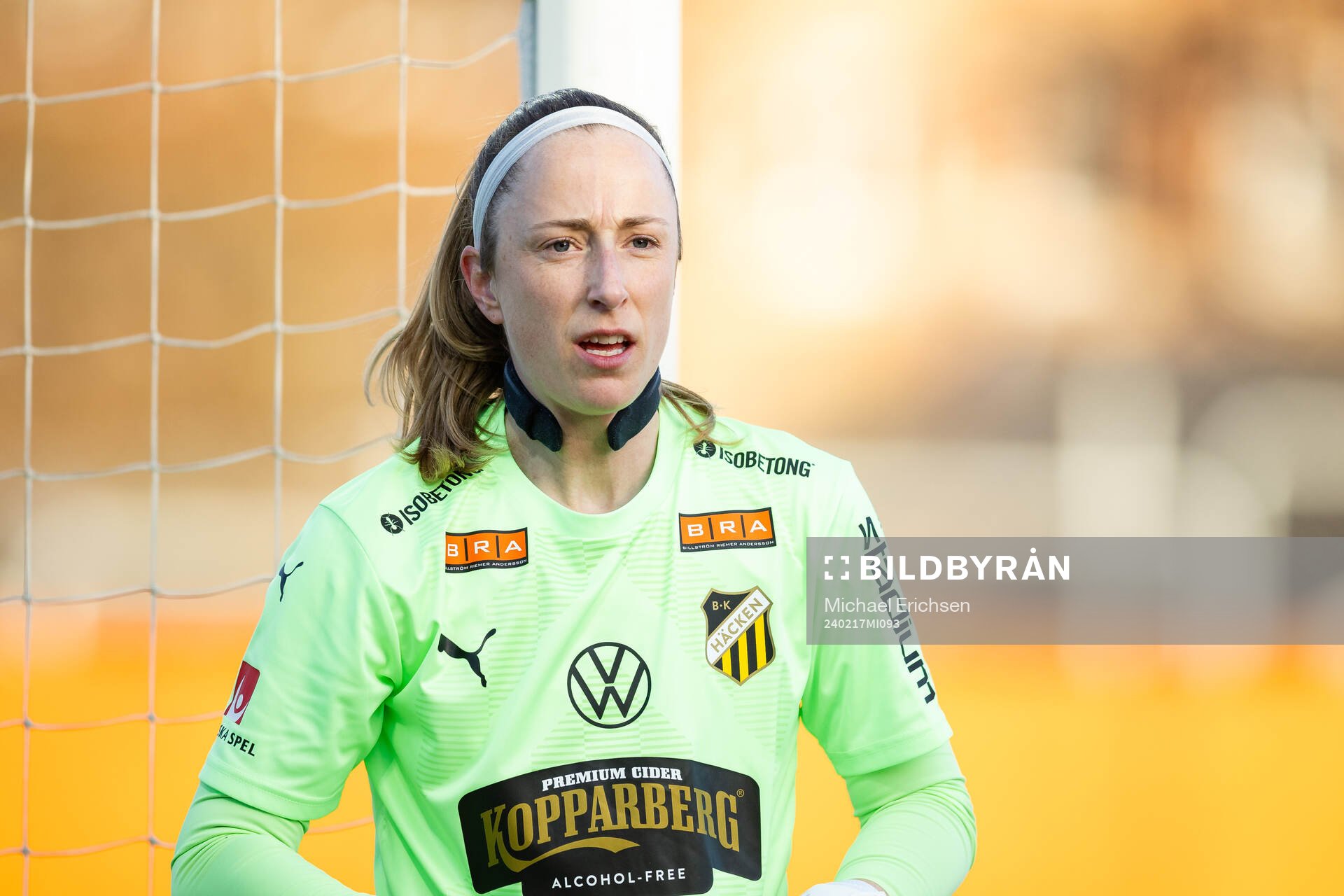 Häckens målvakt Loes Geurts