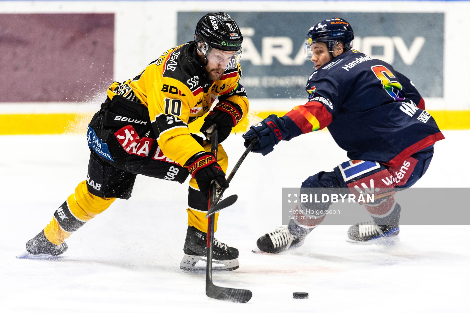 Luleås Einar Emanuelsson och Linköpings Mattias Hävelid