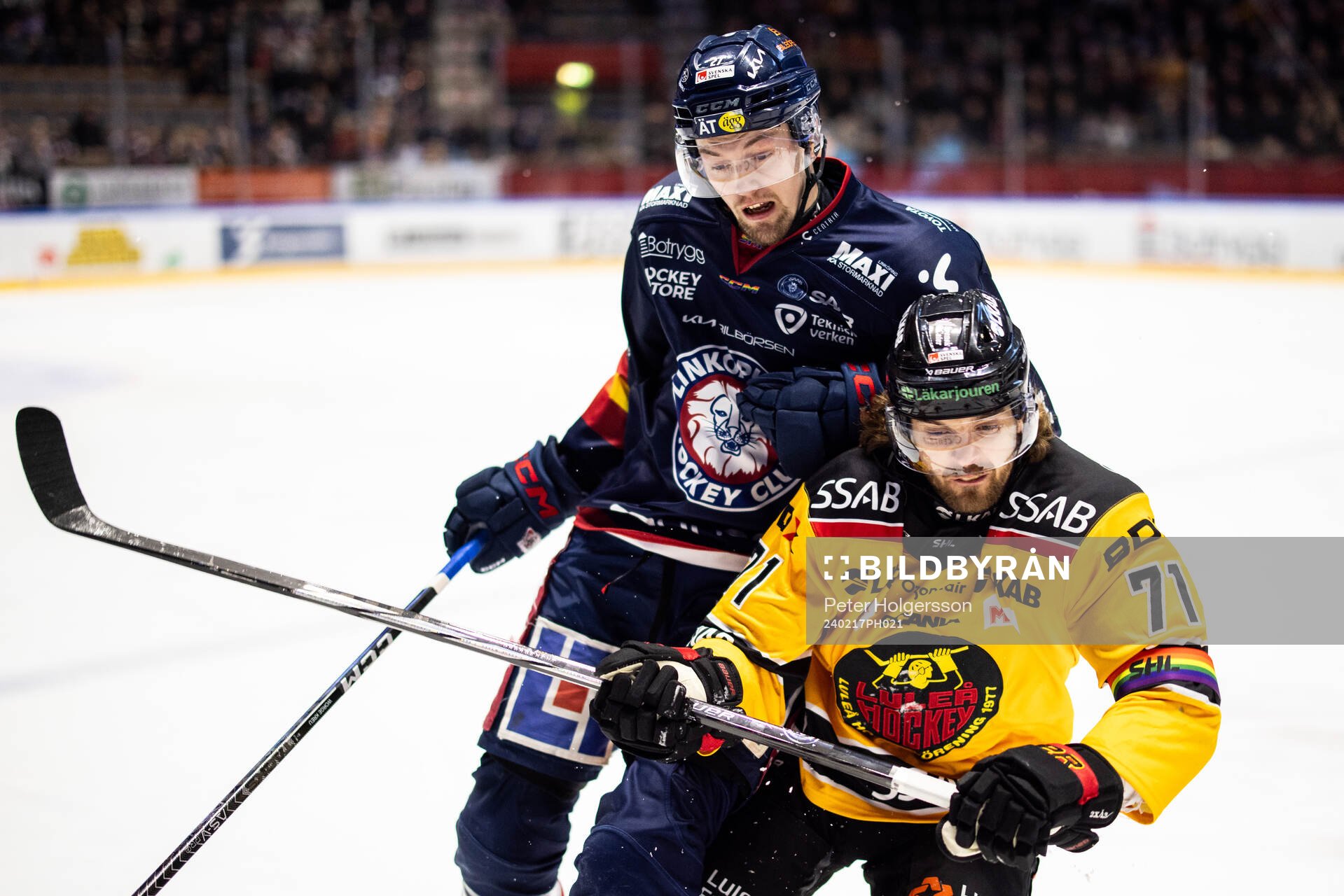 Linköpings William Worge Kreü och Luleås Adam Brodecki