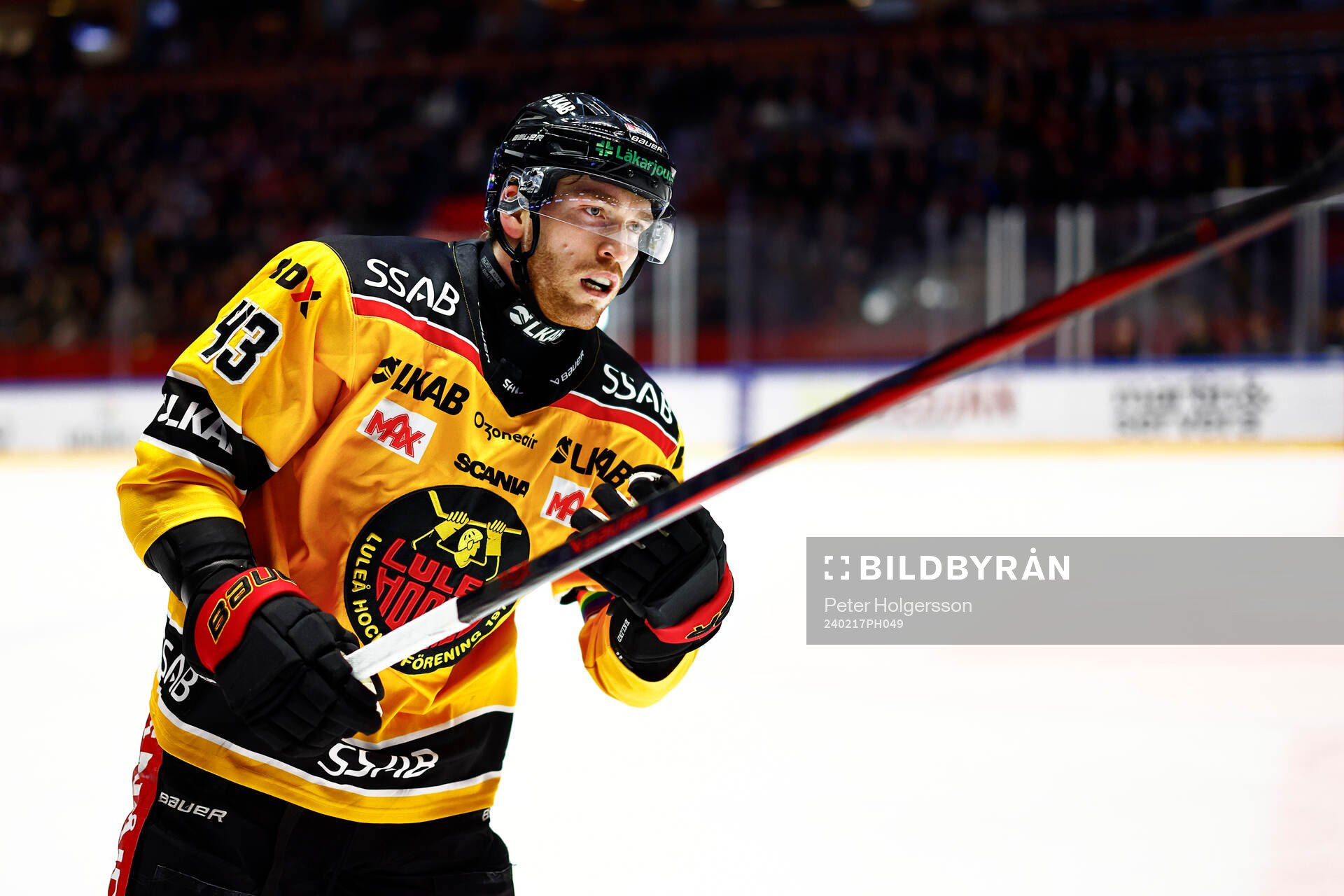 Luleås Oscar Eklind matchstraff