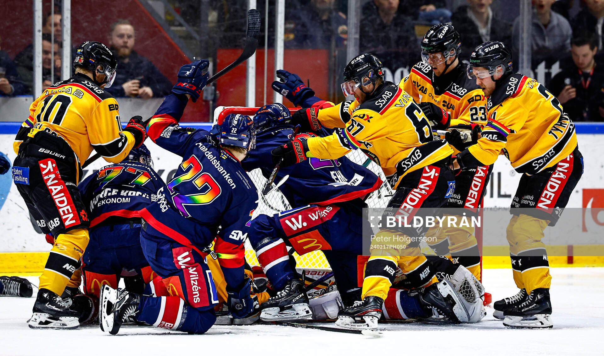 Spel framför Luleås mål