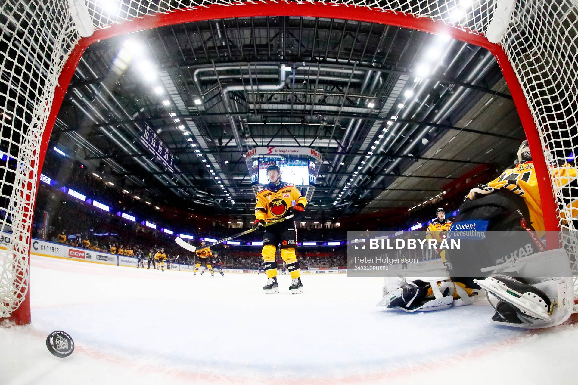 Mål 3-0 av Linköpings John Nyberg förbi Luleås målvakt