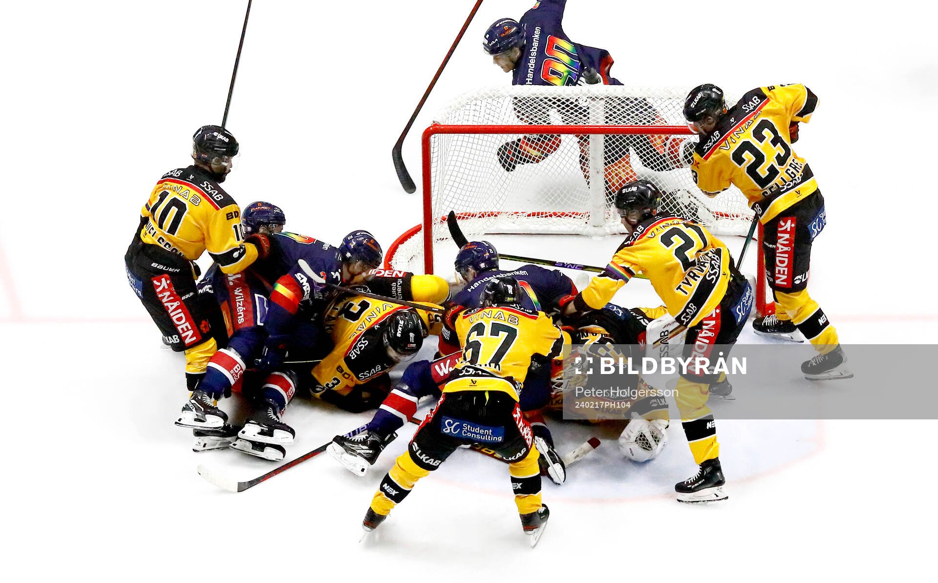 Spel framför Luleås mål