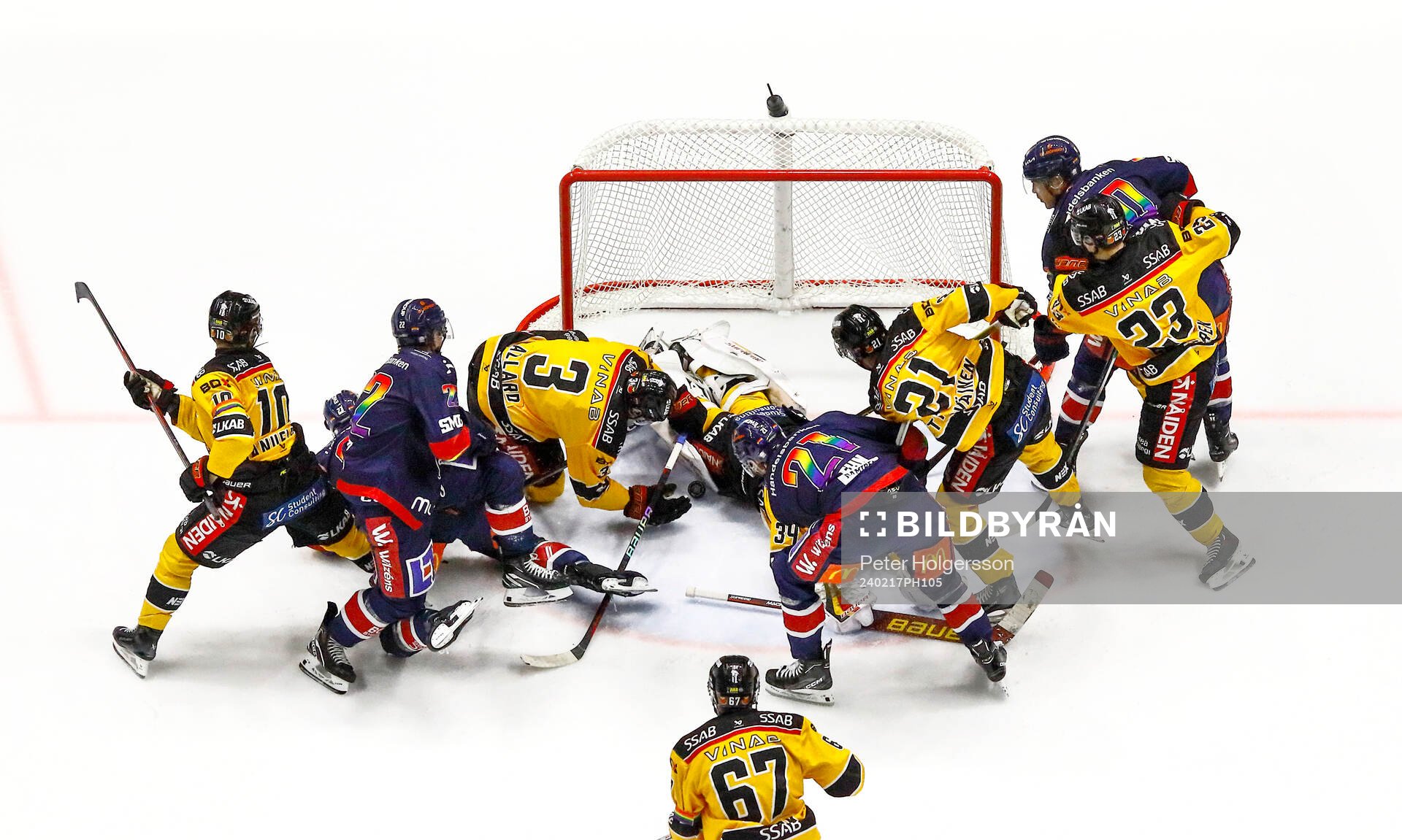 Spel framför Luleås mål