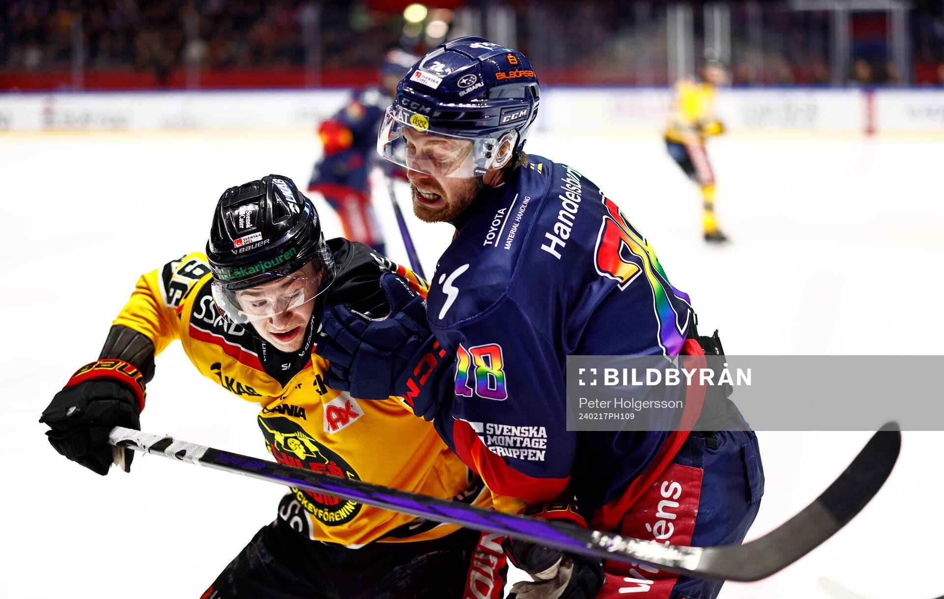 Luleås Pontus Andreasson  och Linköpings John Nyberg