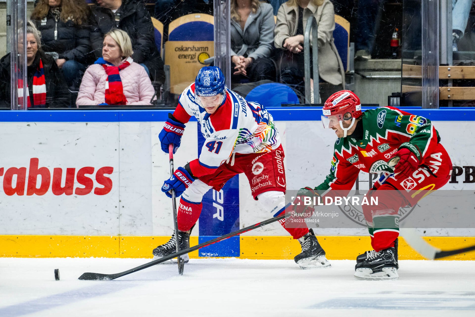 Oskarshamns Johan Johnsson och Frölundas Erik Thorell