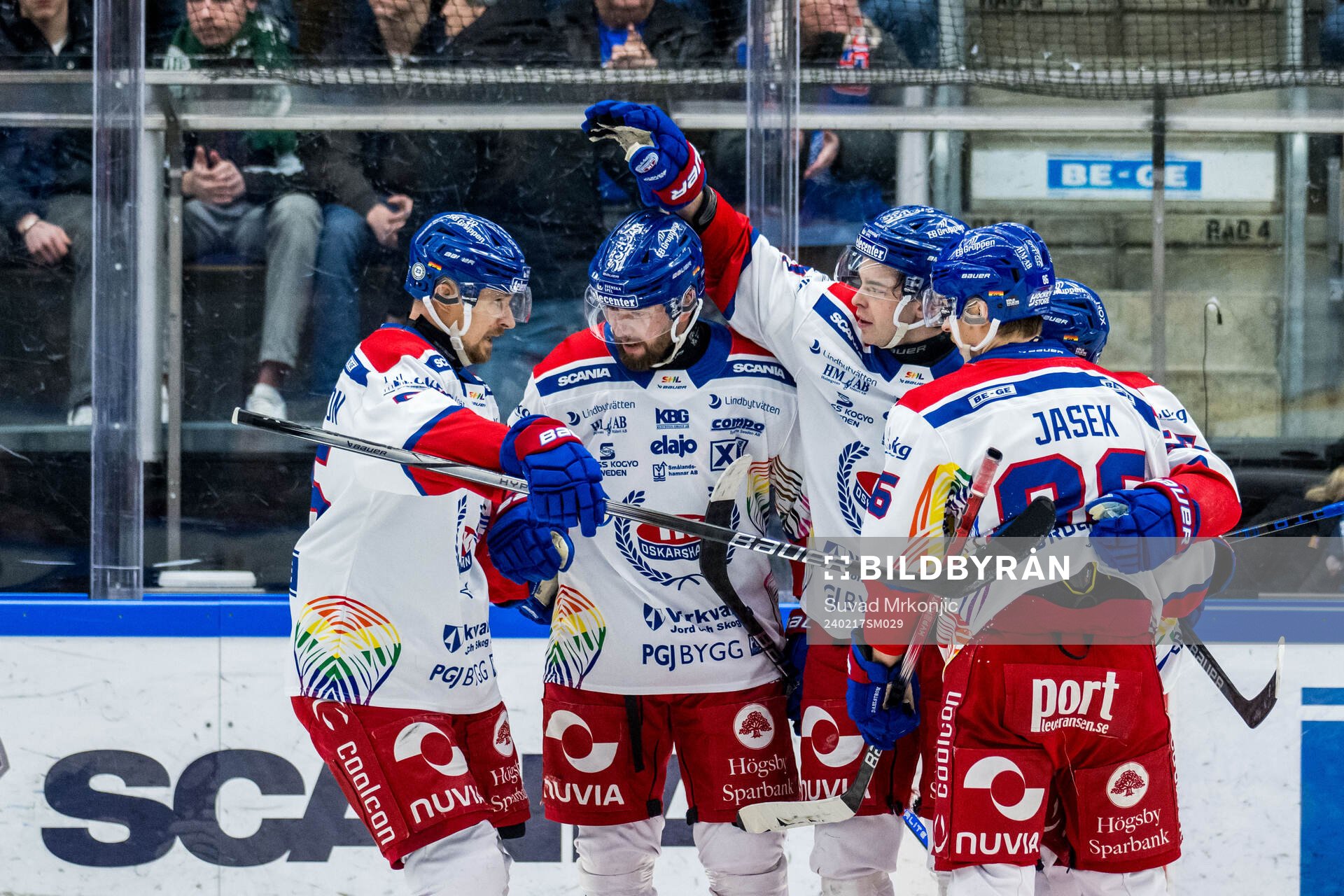 Oskarshamns Viktor Lodin jublar