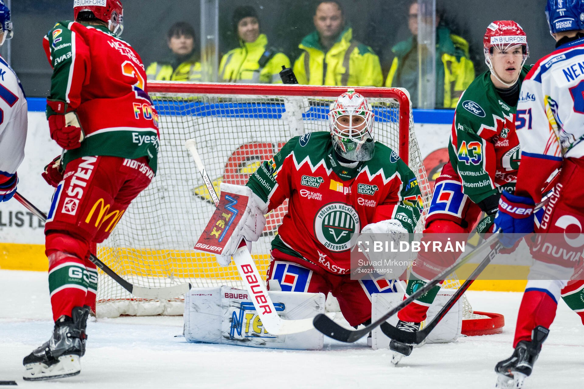 Frölundas målvakt Frans Tuohimaa