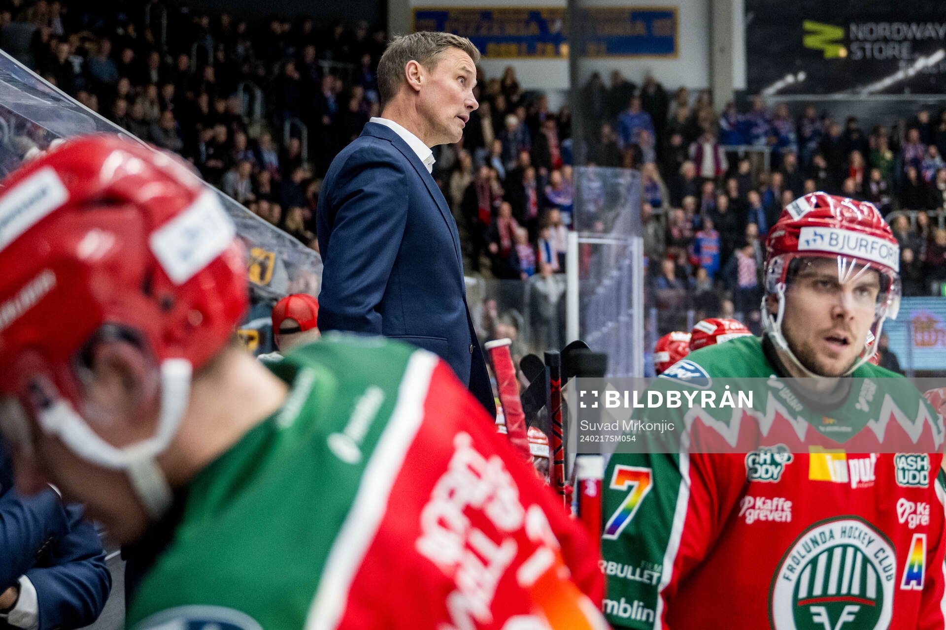 Frölundas tränare Roger Rönnberg