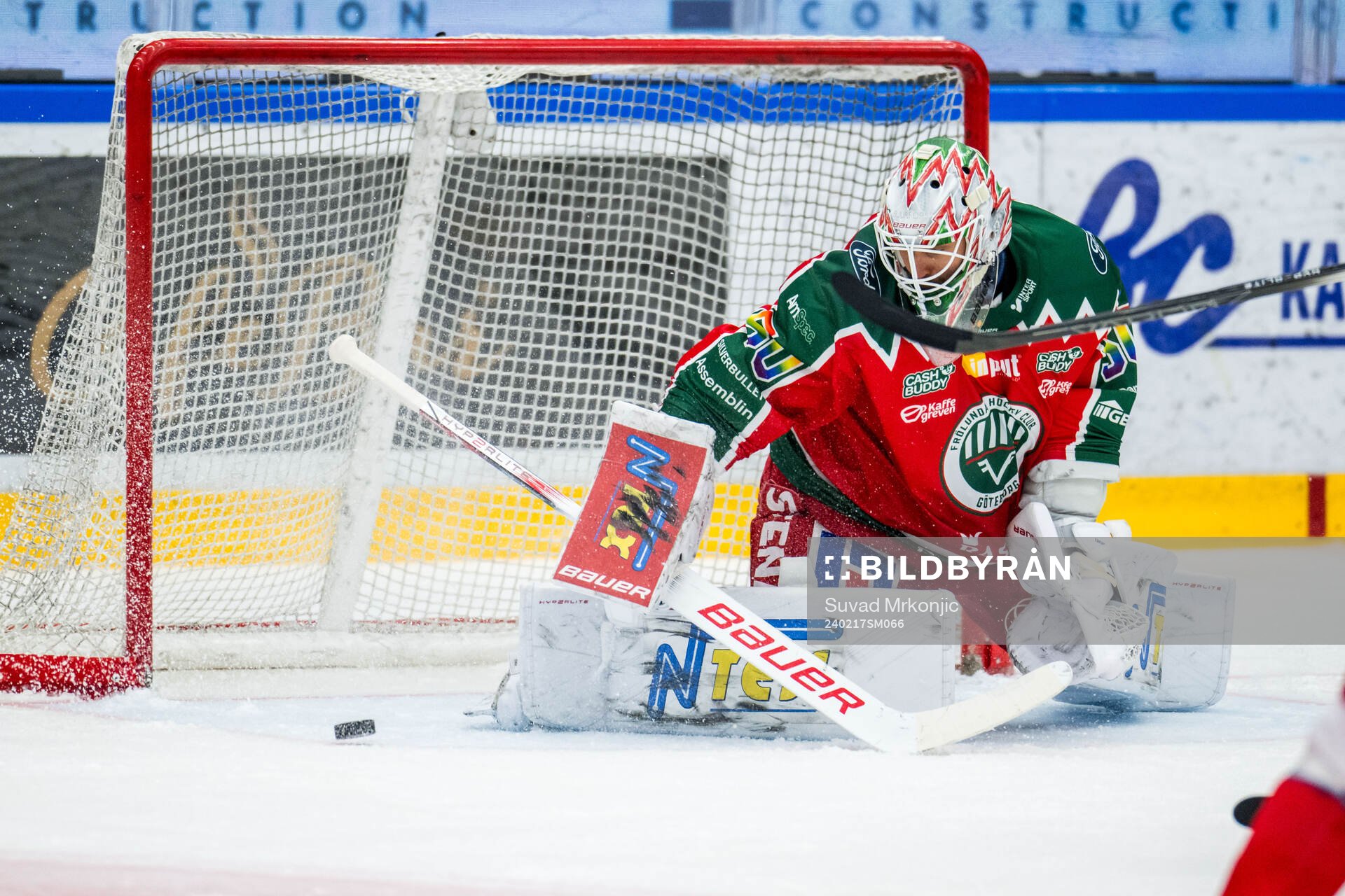 Frölundas målvakt Frans Tuohimaa